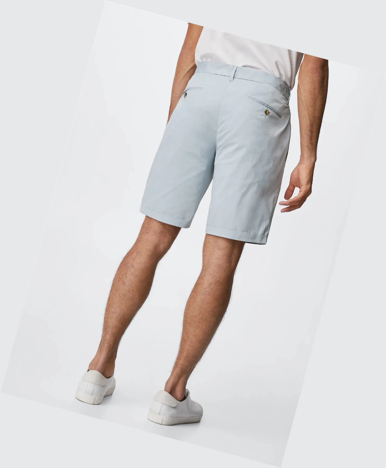 Bermudy Mango Chino Panske Modre | SK859890