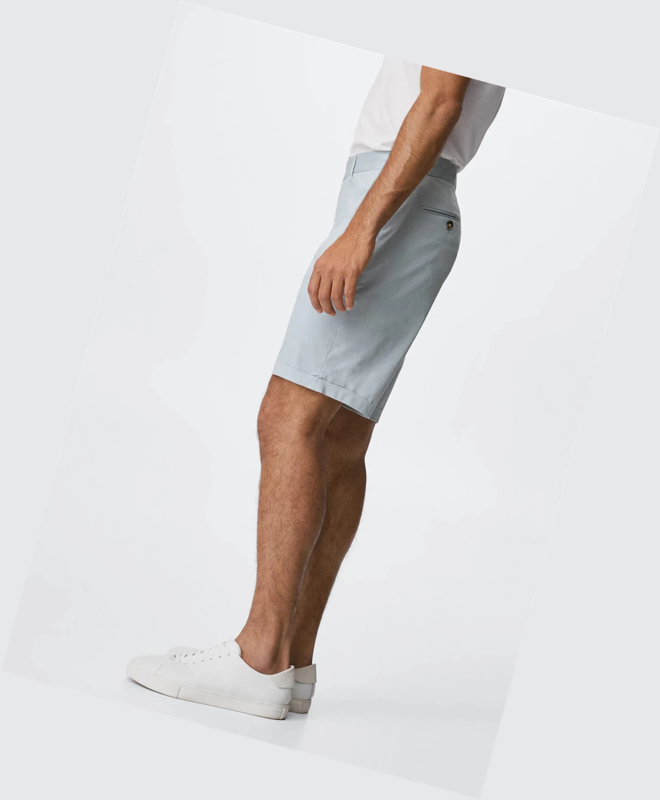 Bermudy Mango Chino Panske Modre | SK859890