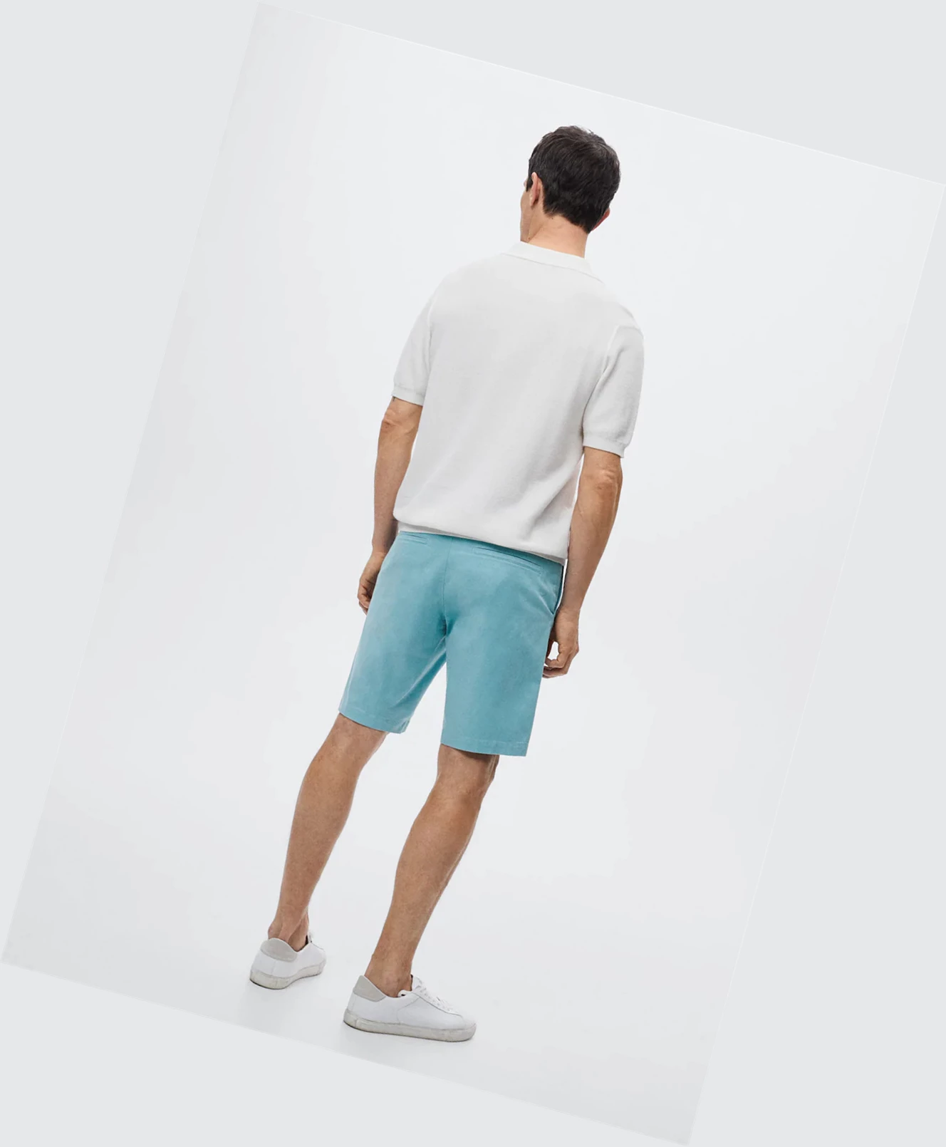 Bermudy Mango Chino Panske Modre | SK859893