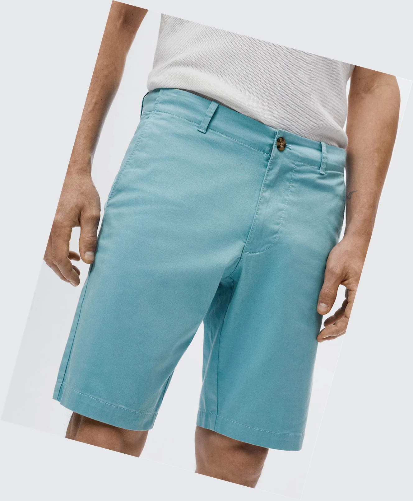 Bermudy Mango Chino Panske Modre | SK859893