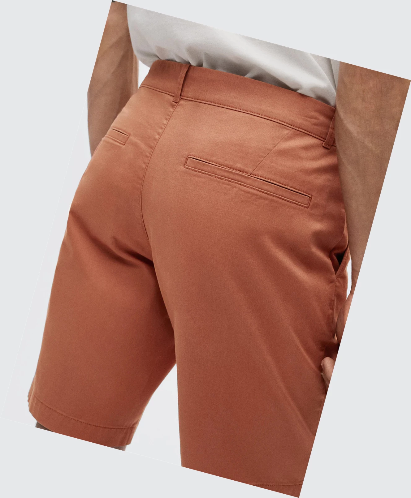 Bermudy Mango Chino Panske Červené | SK859889