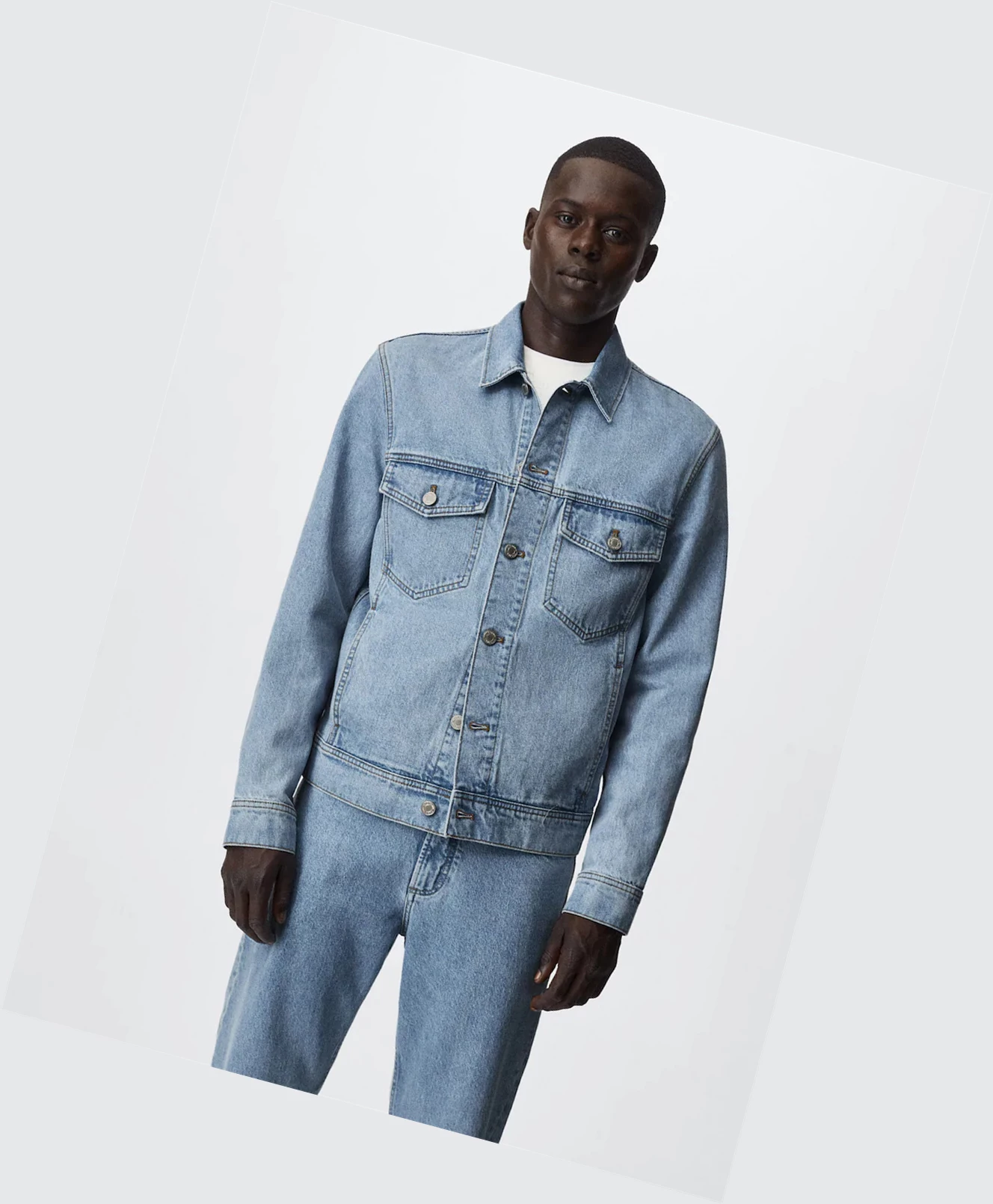 Bundy Mango Pocketed Denim Panske Modre | SK860781