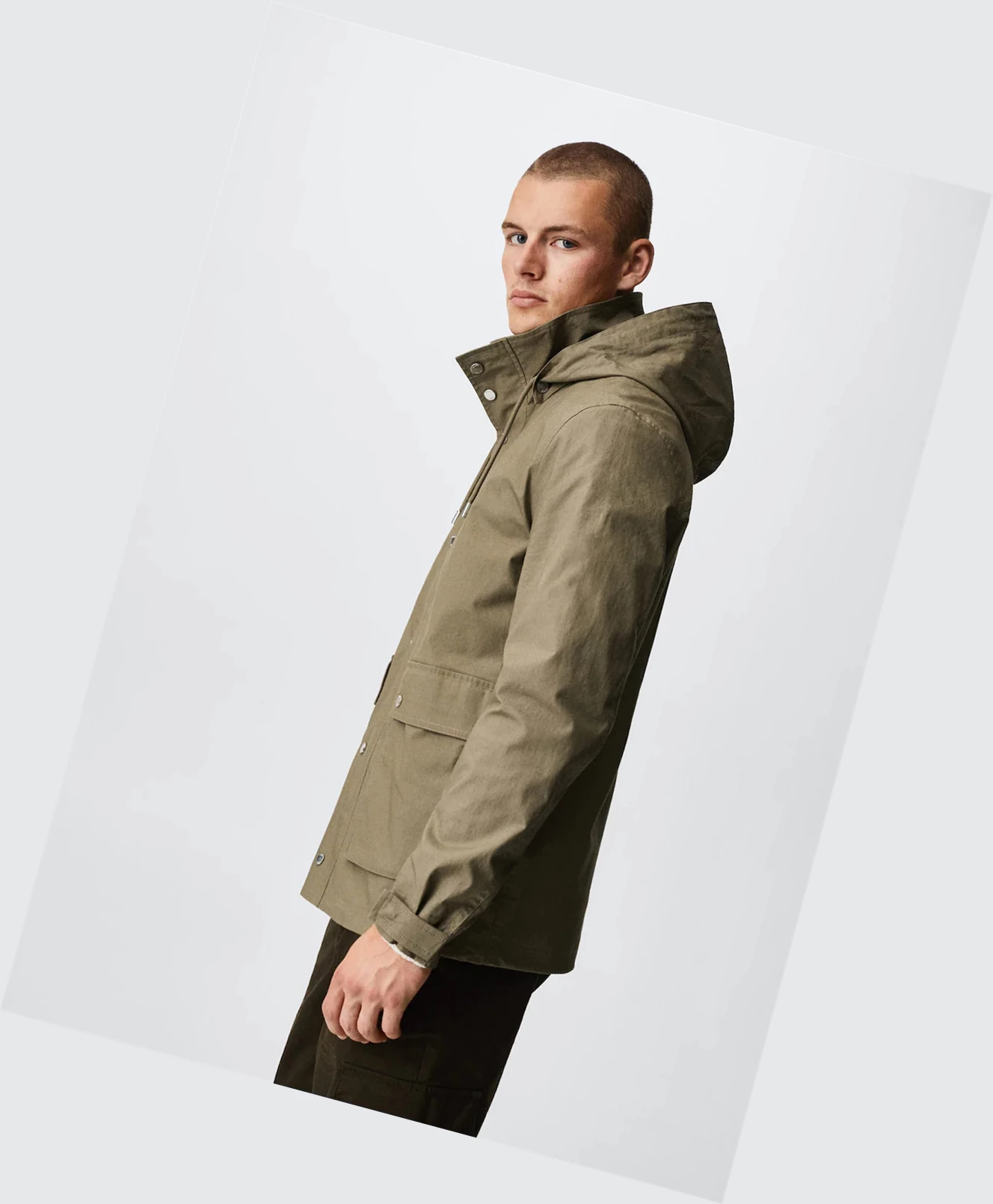 Bundy Mango Raincoat S Kapucňou Panske Hnedožltý | SK860815