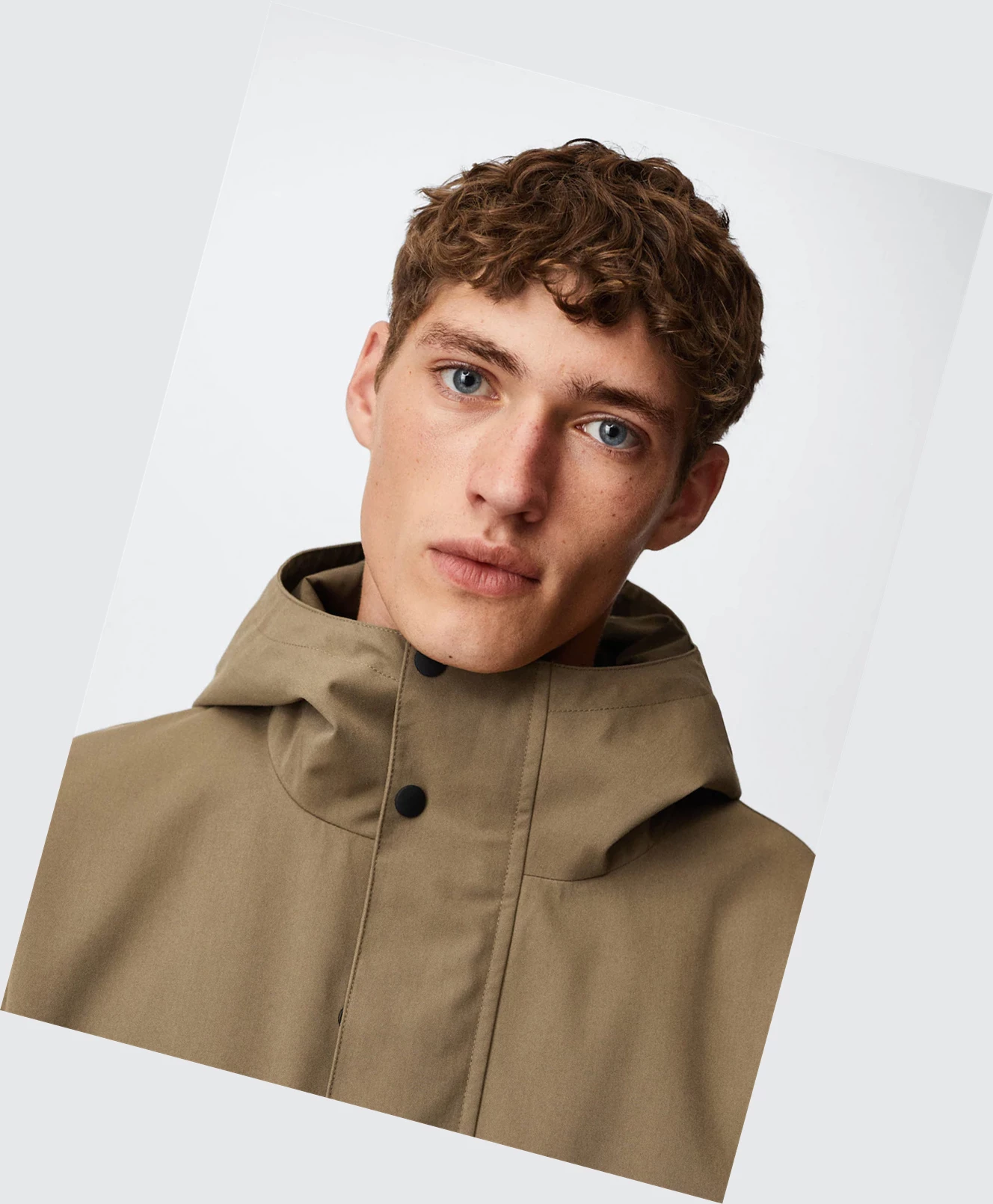 Bundy Parka Mango Vody-repellent Windproof Panske Béžové | SK861527