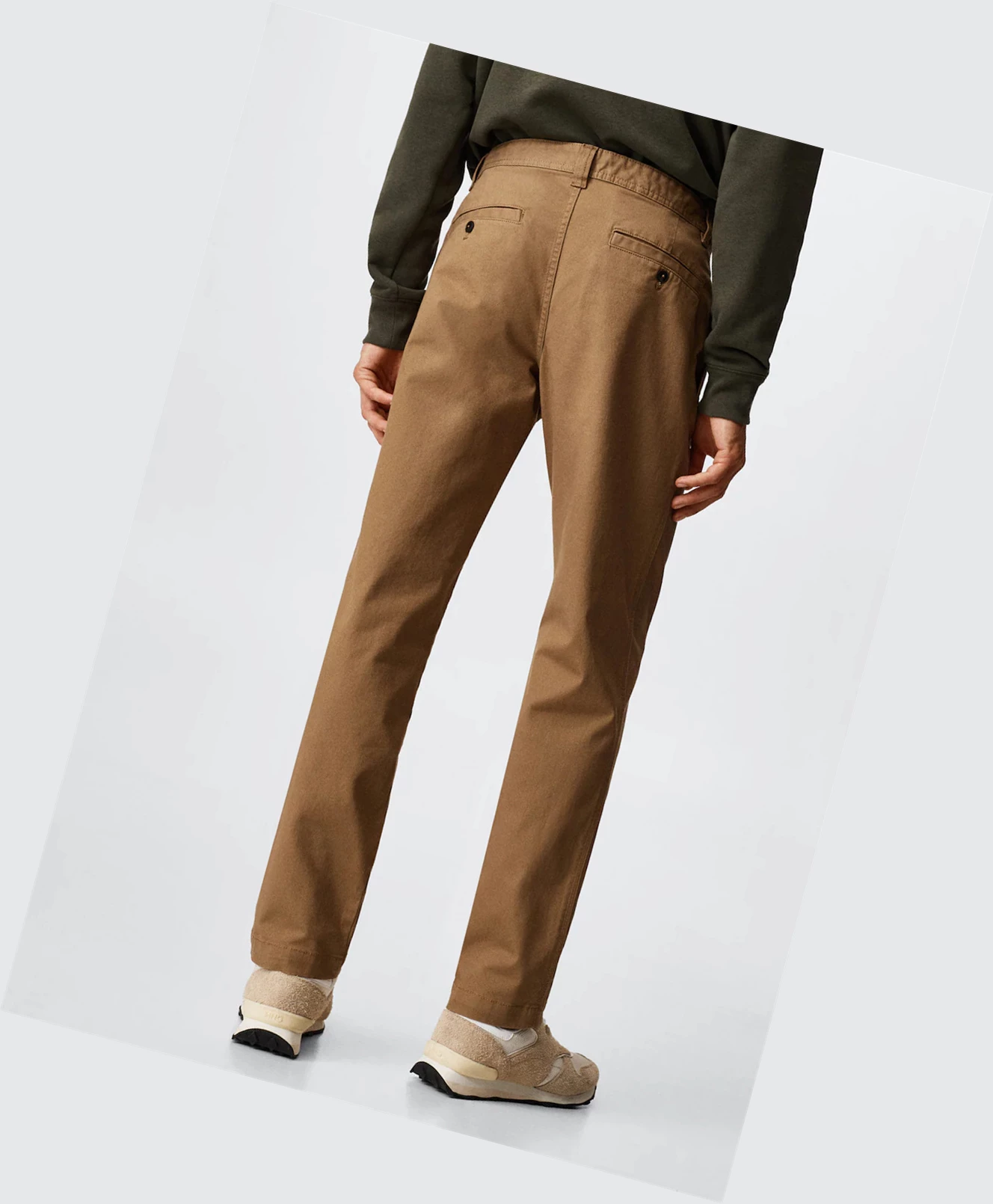 Chino Nohavice Mango Rovno Fit Panske Hnede | SK860248