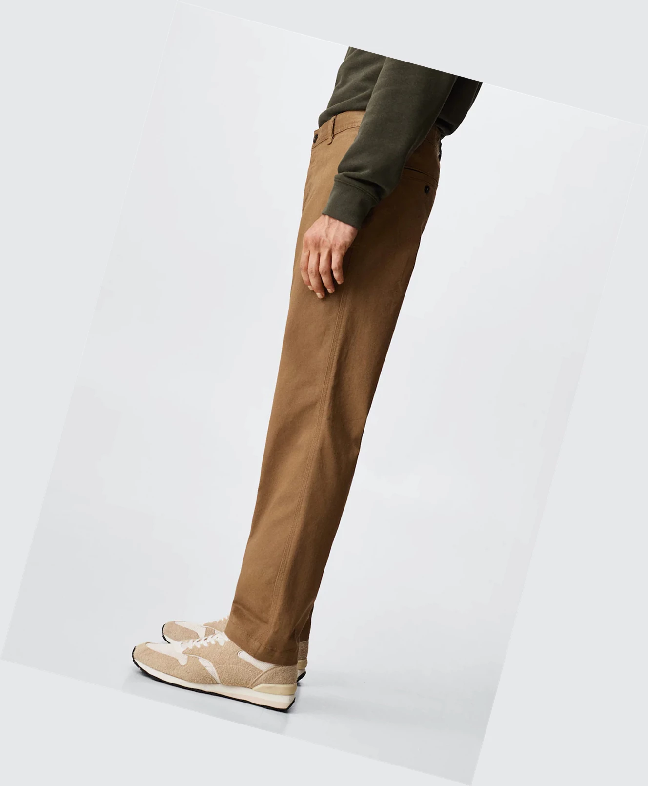 Chino Nohavice Mango Rovno Fit Panske Hnede | SK860248