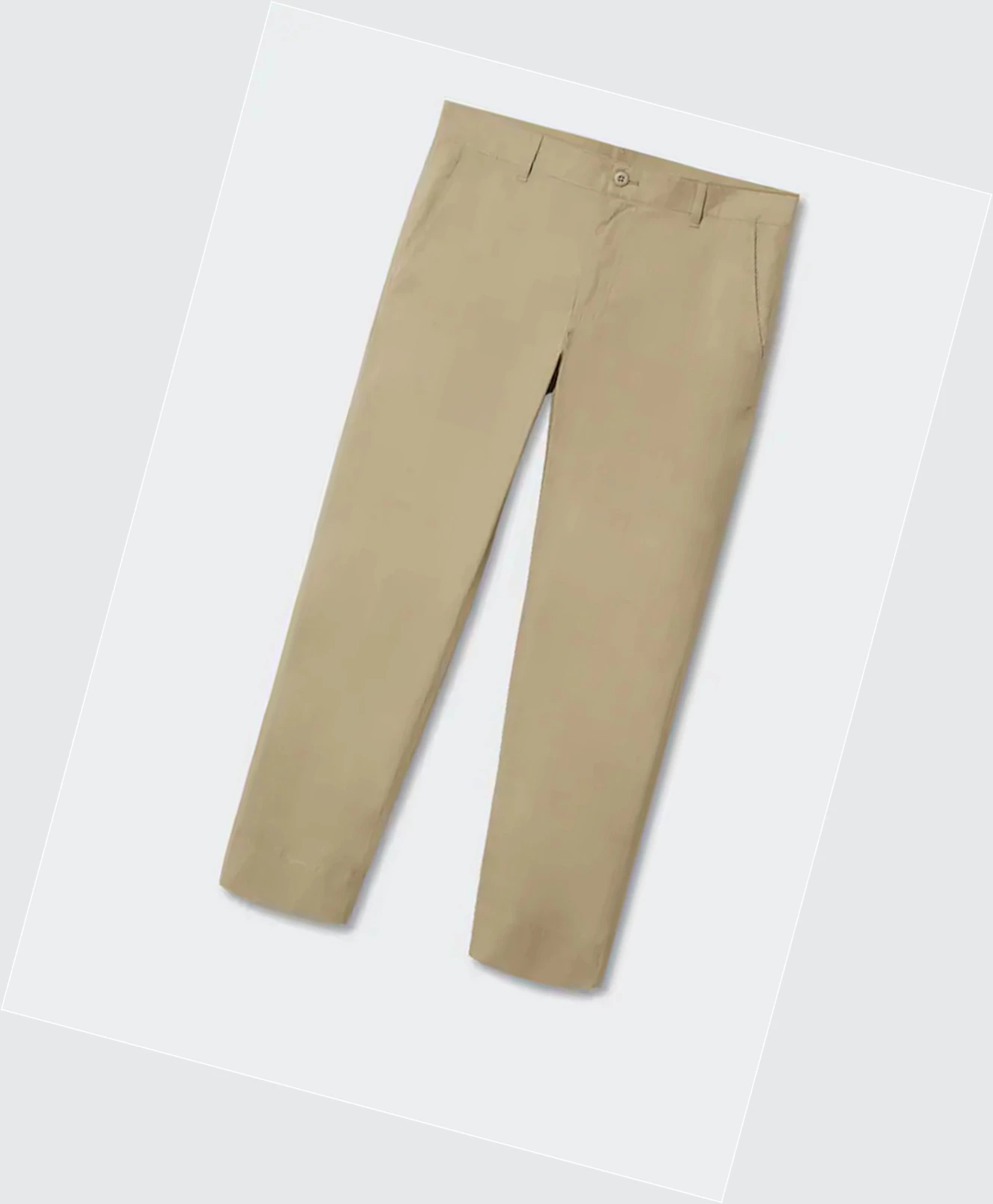 Chino Nohavice Mango Slim Fit Panske Béžové | SK860250