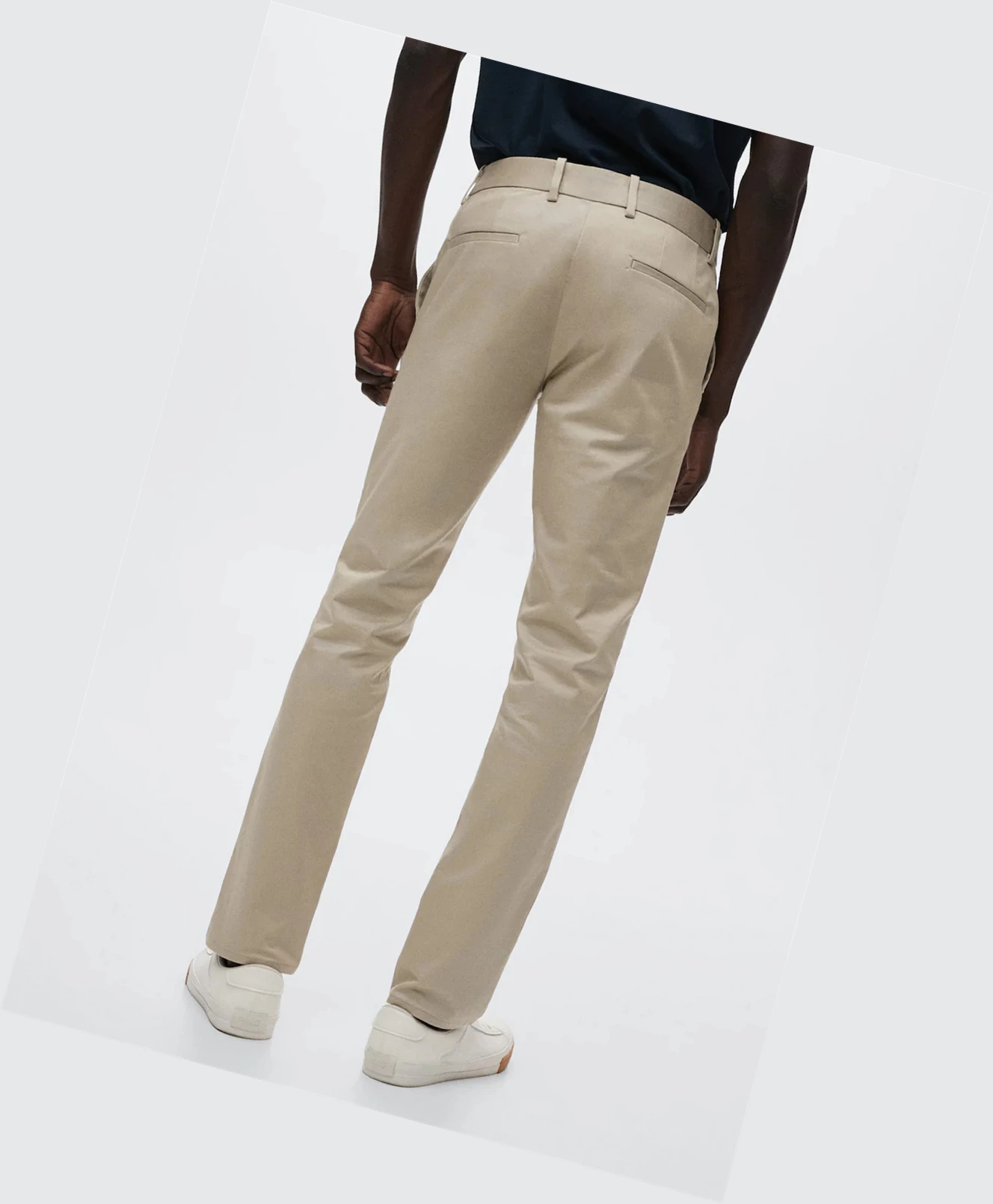 Chino Nohavice Mango Slim Fit Panske Sand | SK860251