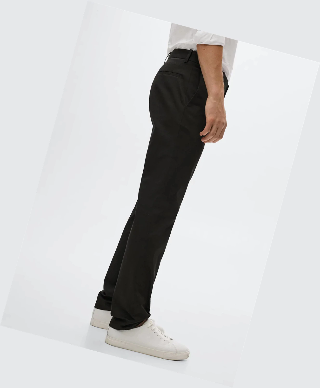 Chino Nohavice Mango Slim Fit Panske Tmavo Zelene | SK860247