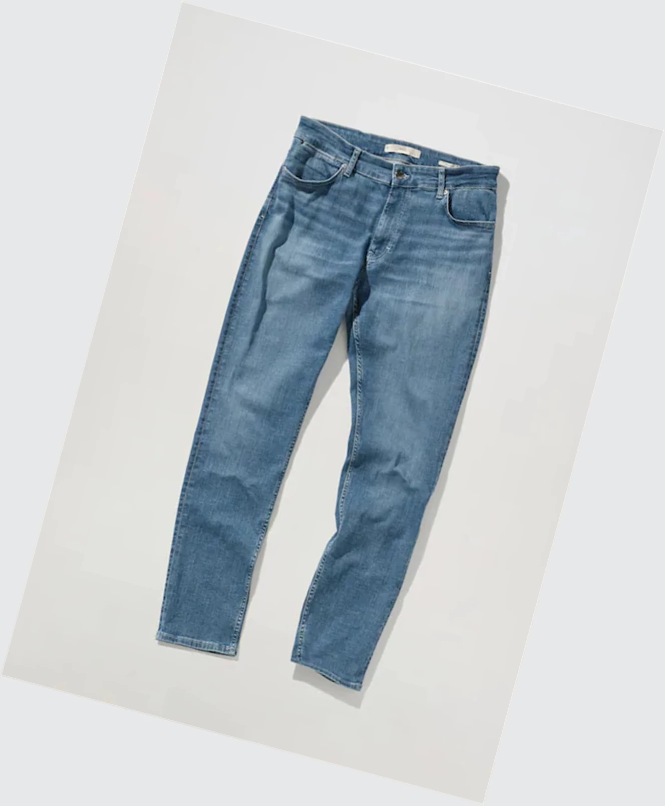 Džínsy Mango Ben Tapered Cropped Panske Modre | SK860964