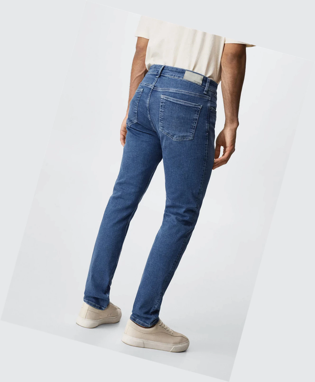 Džínsy Mango Slim Fit Ultra Soft Touch Patrick Panske Modre | SK861026