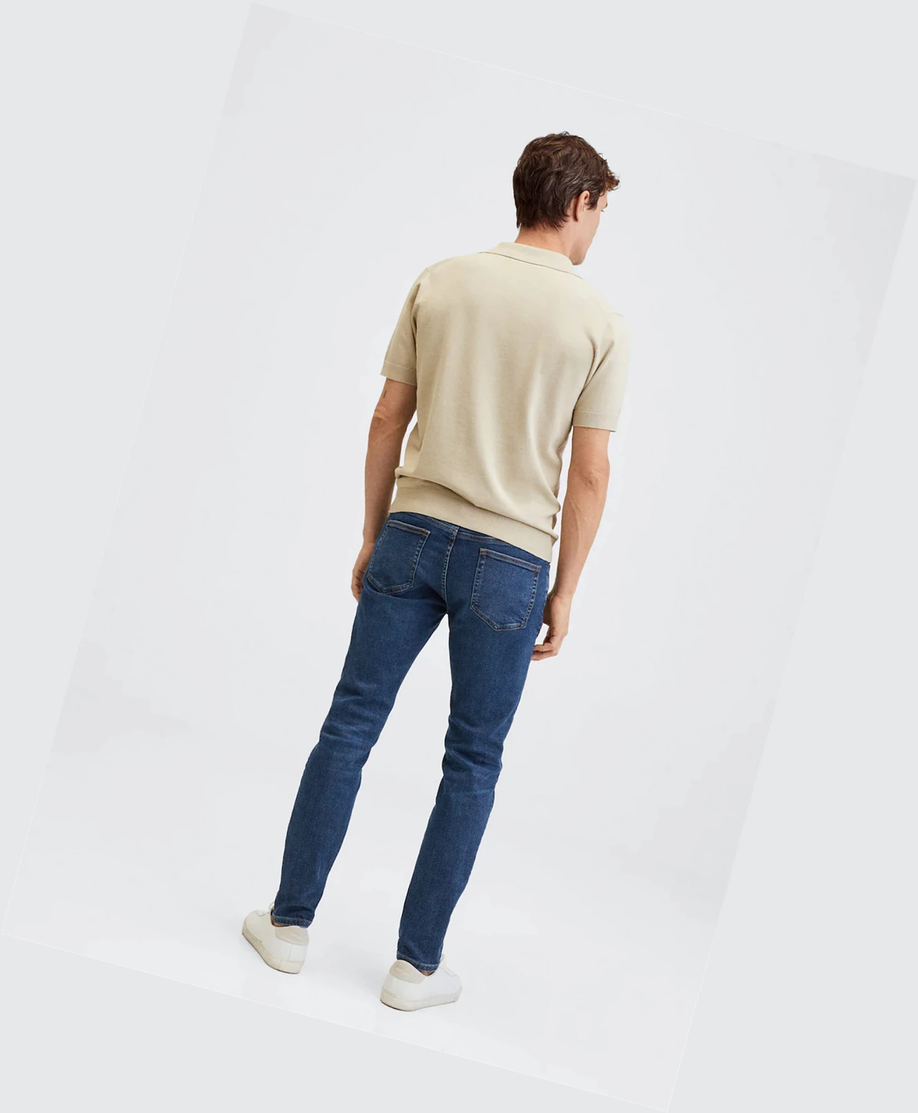 Džínsy Mango Vychudnutý Dark Wash Jude Panske Tmavo Modre | SK860960