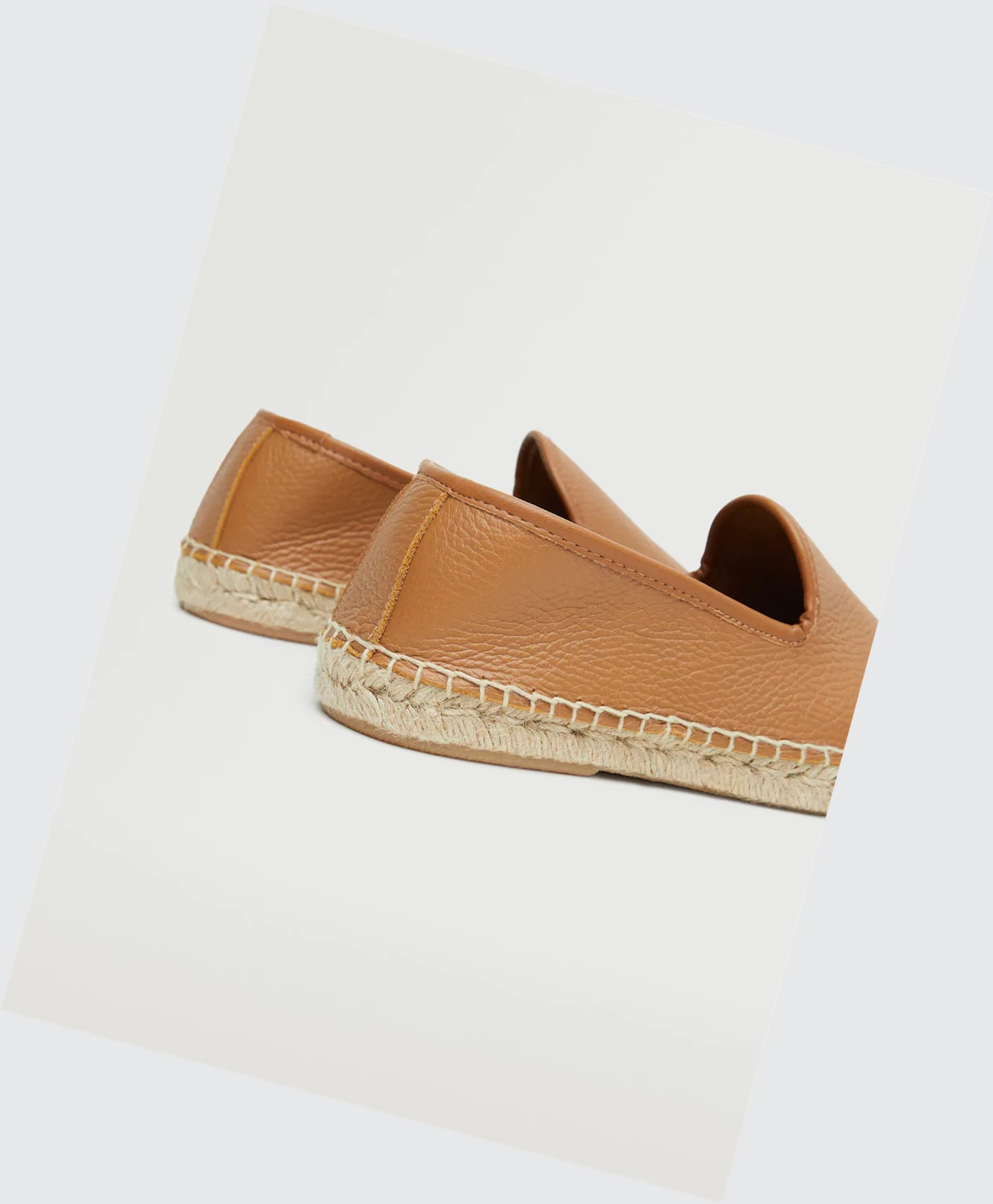 Espadrille Mango Jute Kozene Panske Béžové | SK859651