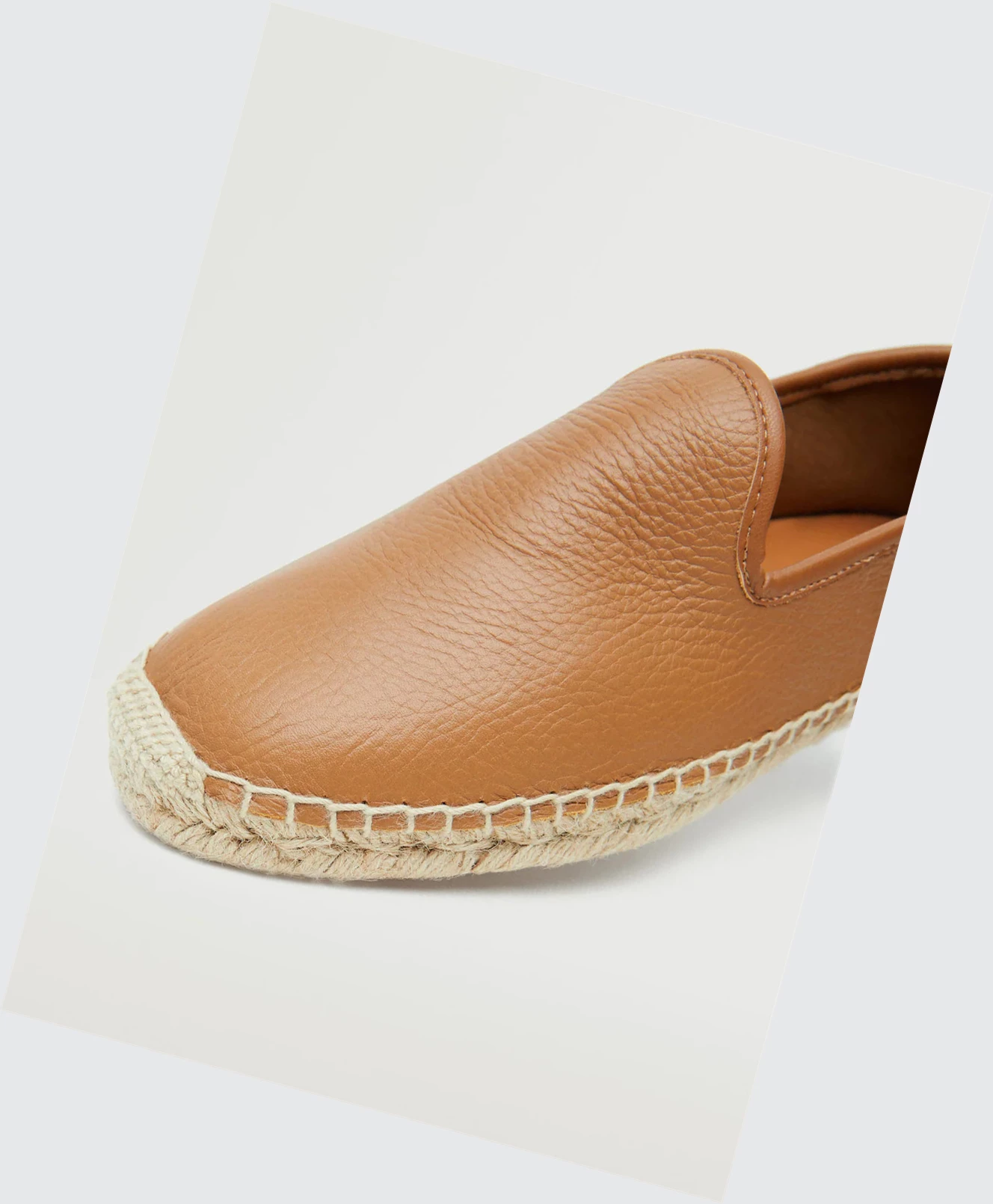 Espadrille Mango Jute Kozene Panske Béžové | SK859651