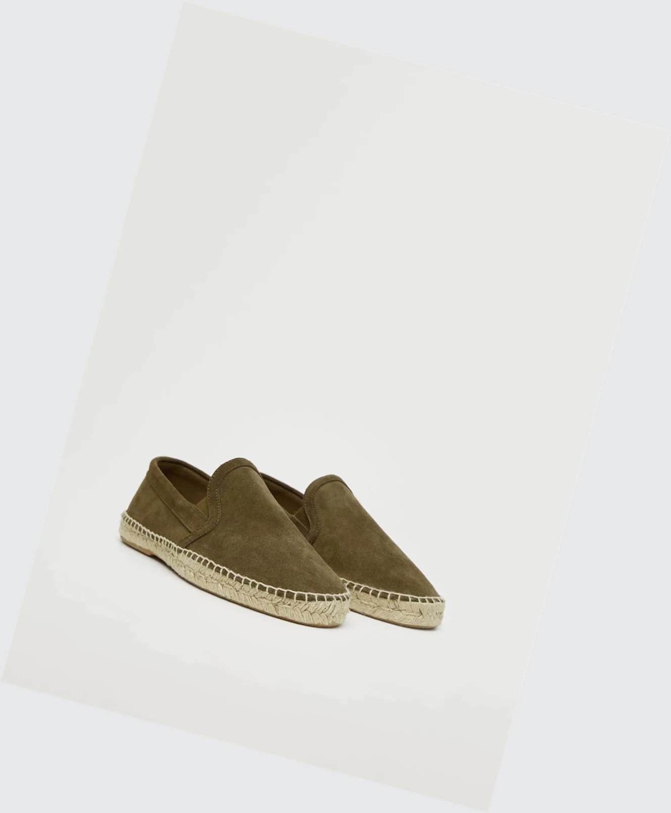 Espadrille Mango Jute Kozene Panske Hnedožltý | SK859654