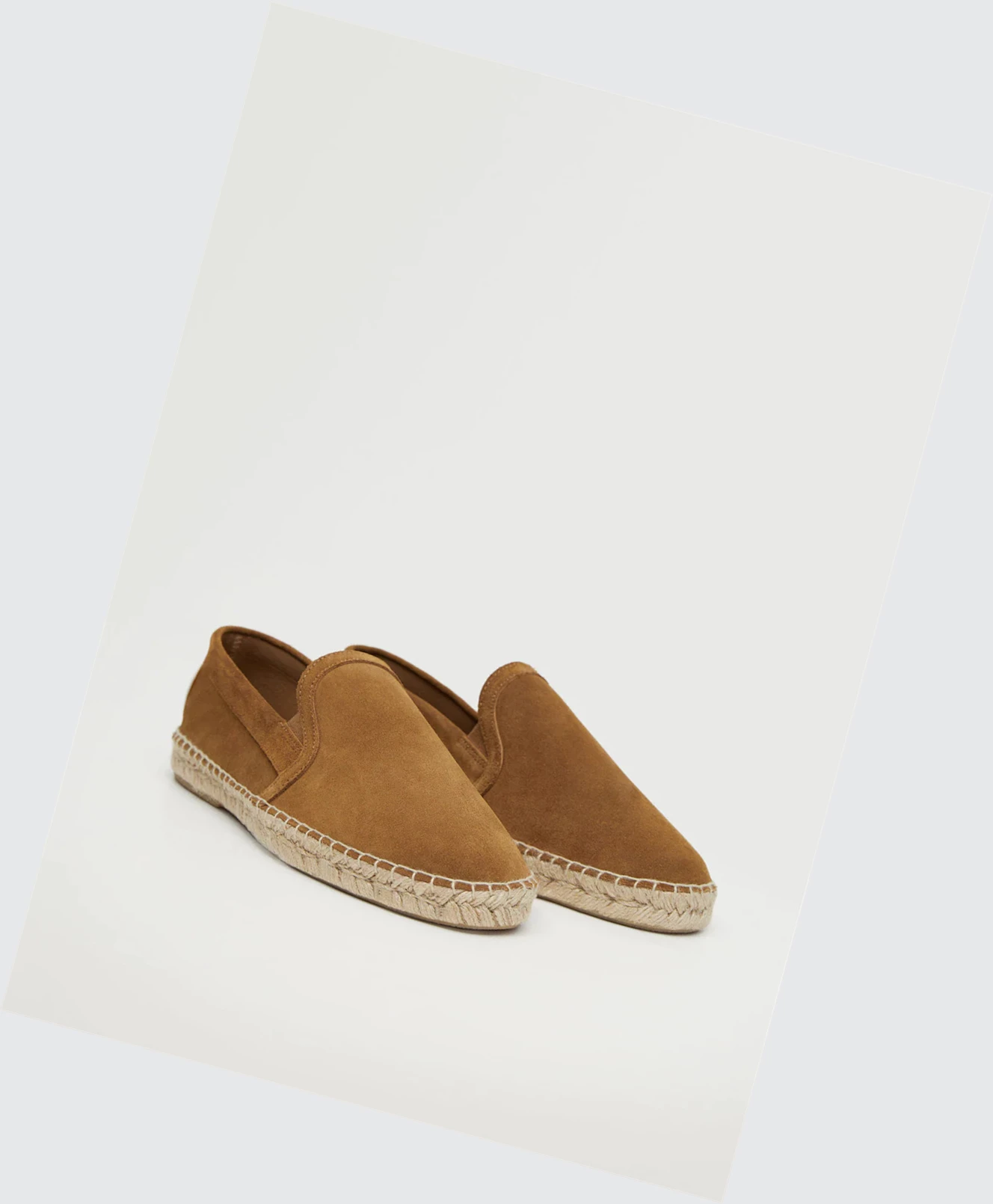 Espadrille Mango Jute Kozene Panske Sand | SK859653