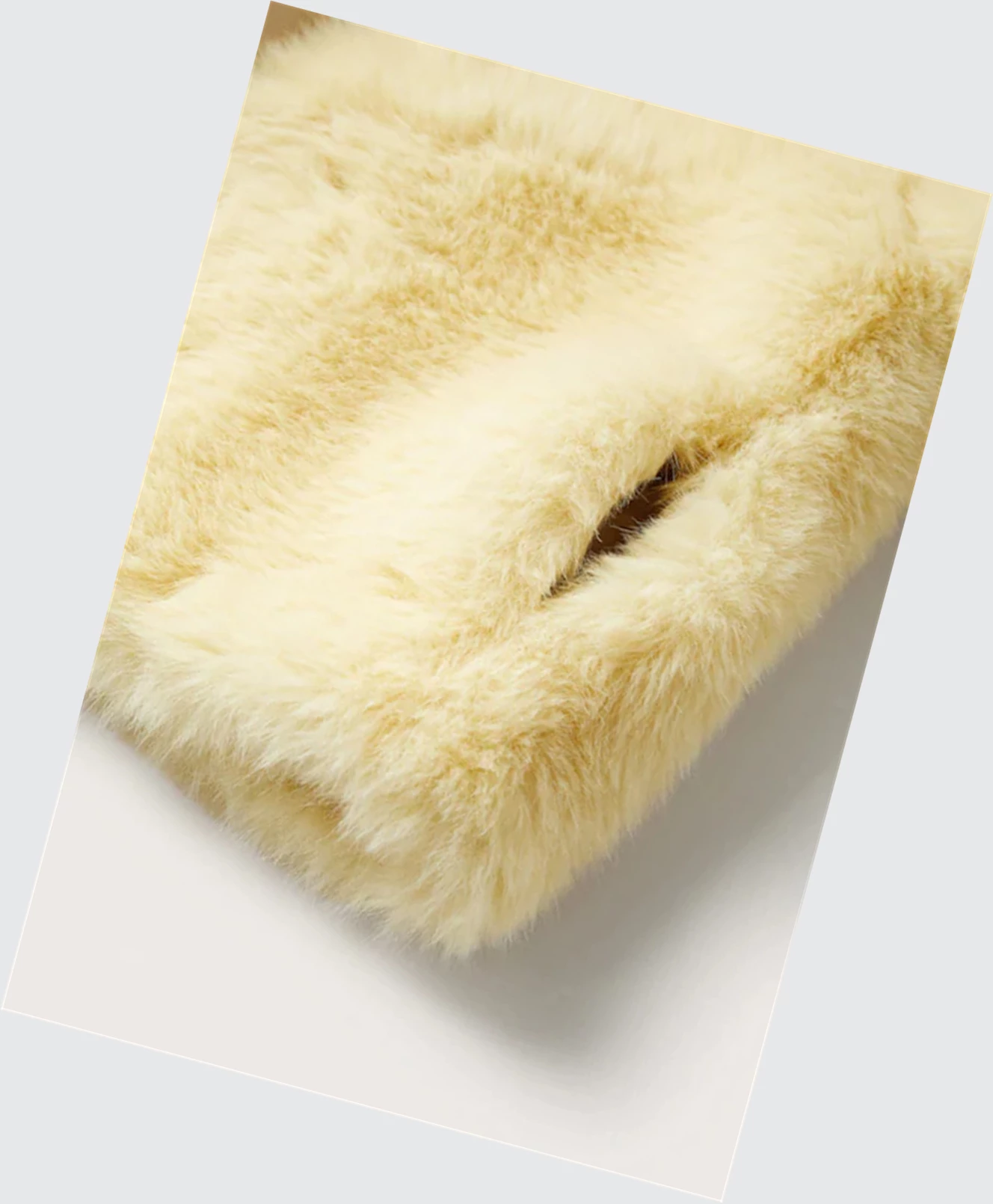 Kabáty Mango Oversize Faux-fur Damske Žlté | SK860347