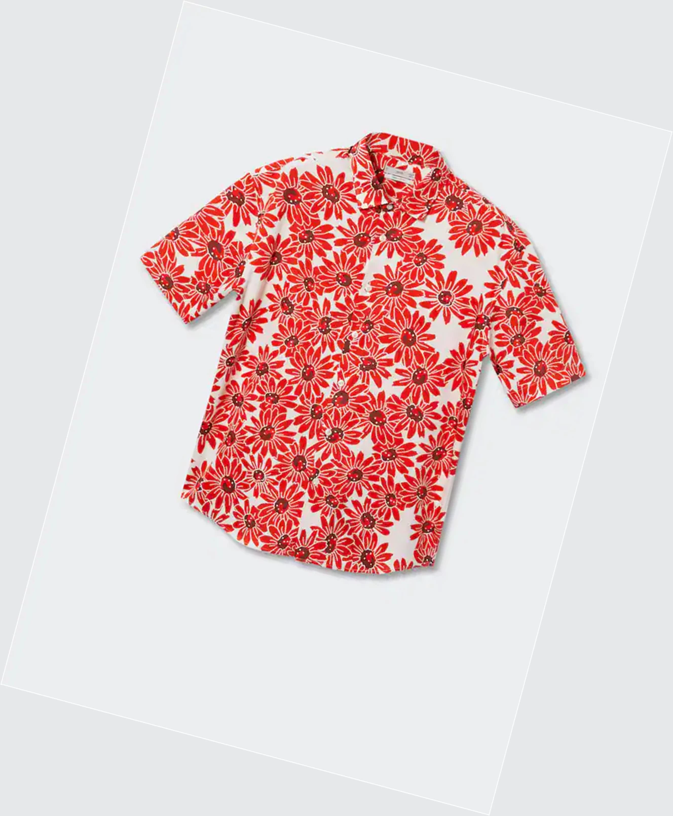 Kosele Mango Floral Print Panske Červené | SK861665