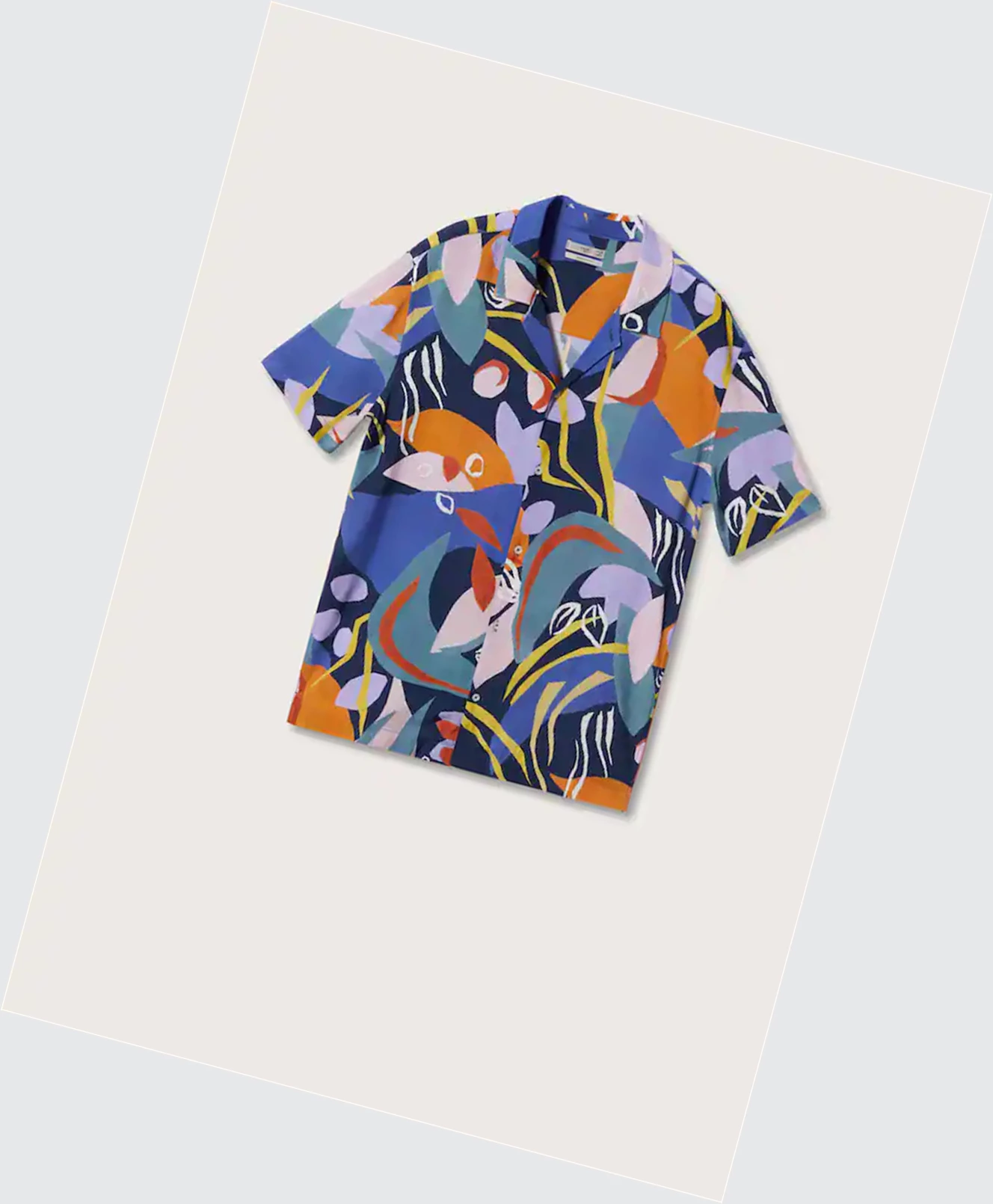 Kosele Mango Hawaiian Printed Panske Modre | SK861622