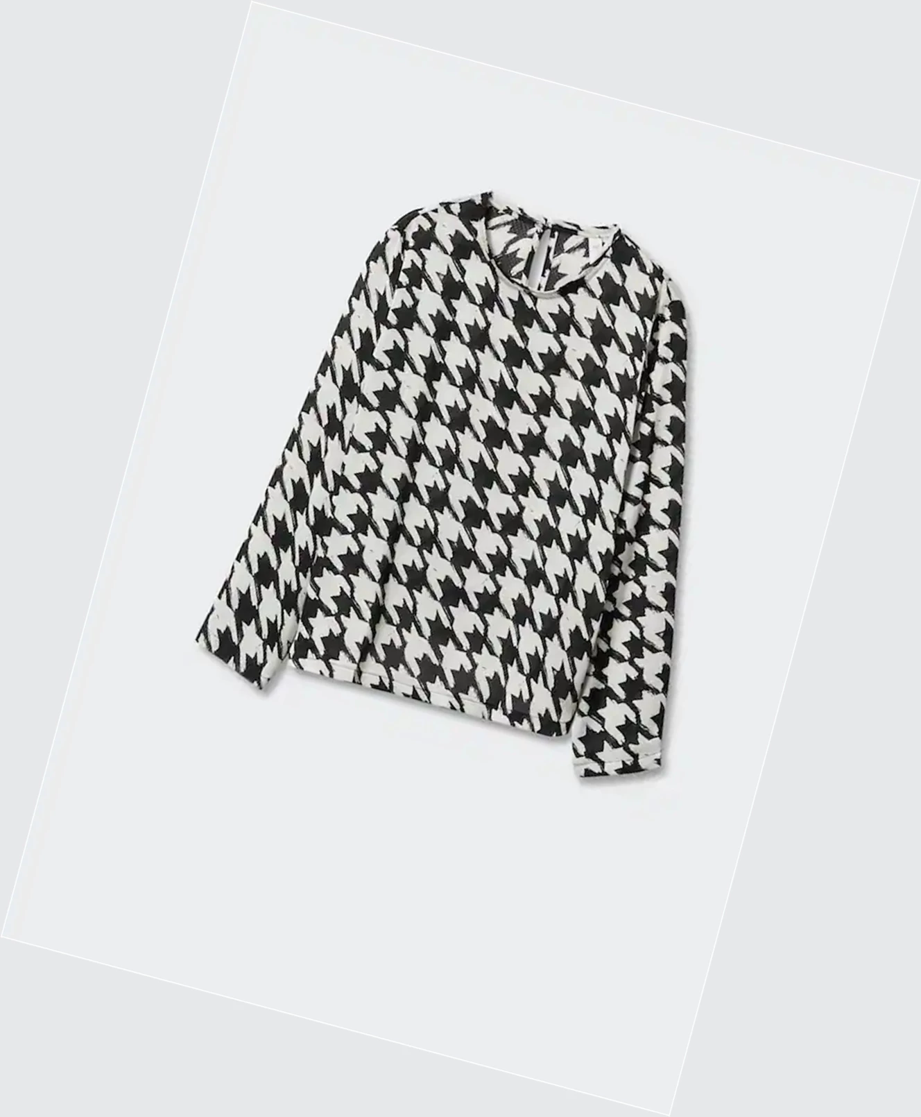 Kosele Mango Houndstooth Damske Biele | SK861635