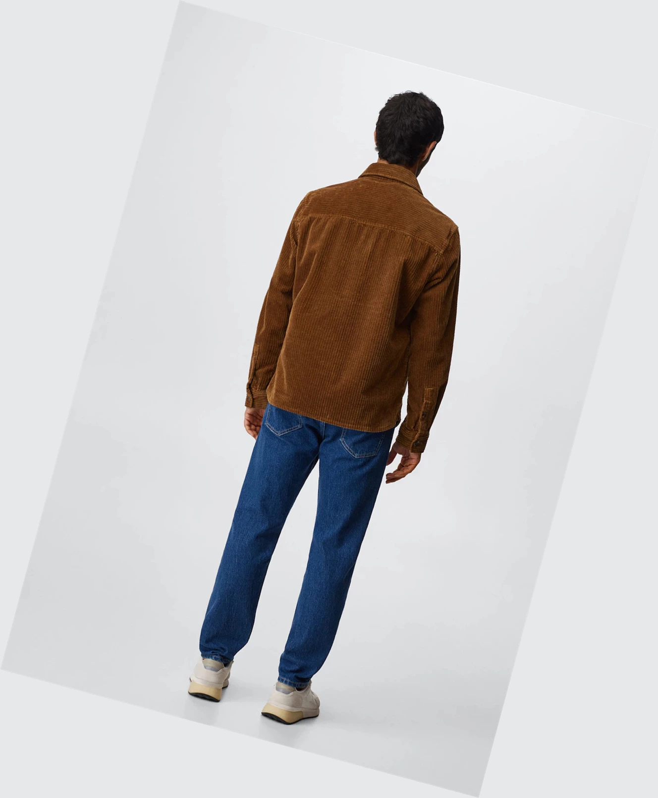 Kosele Mango Regular Fit Pocket Corduroy Panske Hnede | SK861863