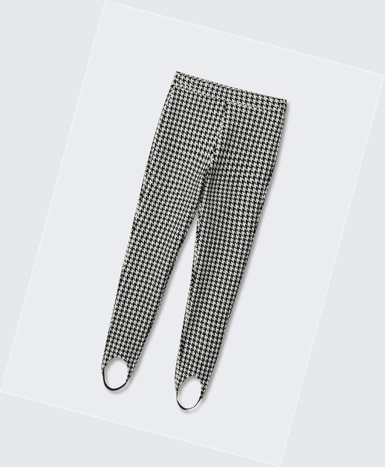 Leginy Mango Houndstooth Print Damske Čierne | SK861147