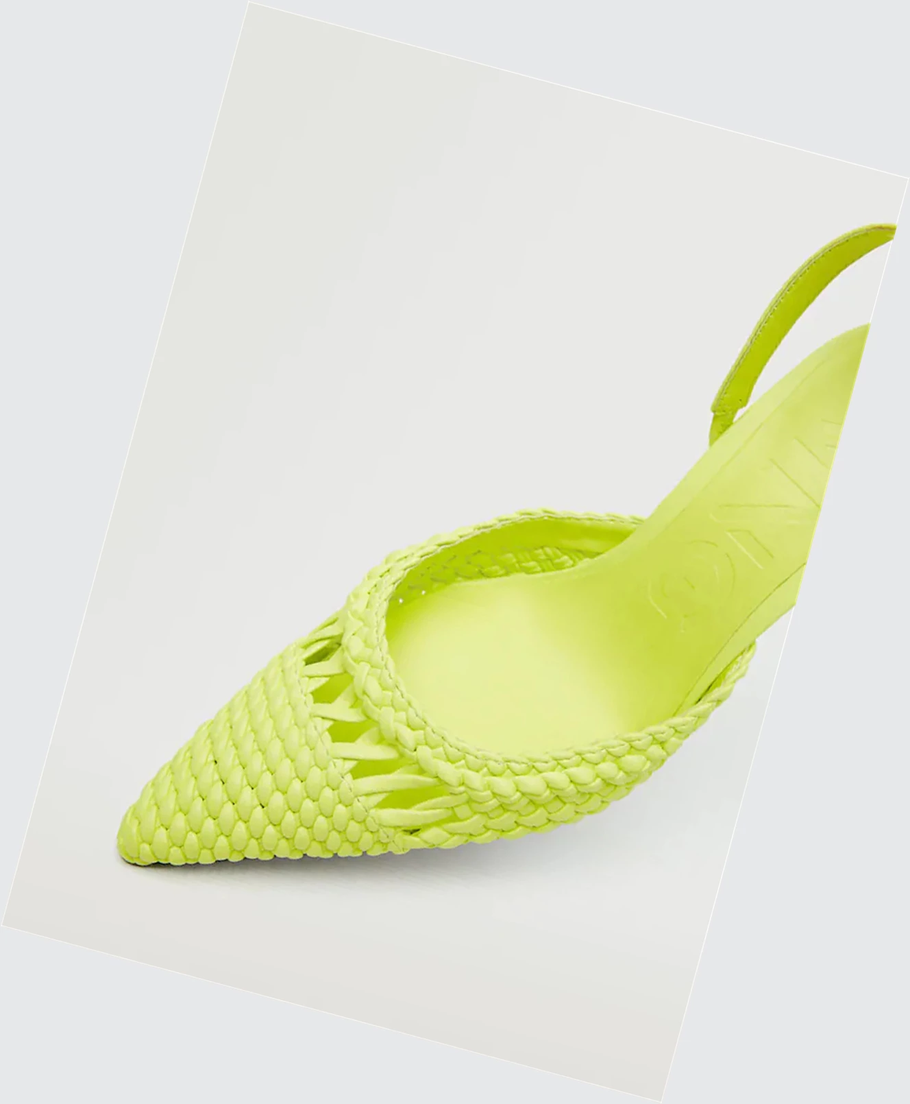 Lodicky Mango Braided Damske Lime | SK859778