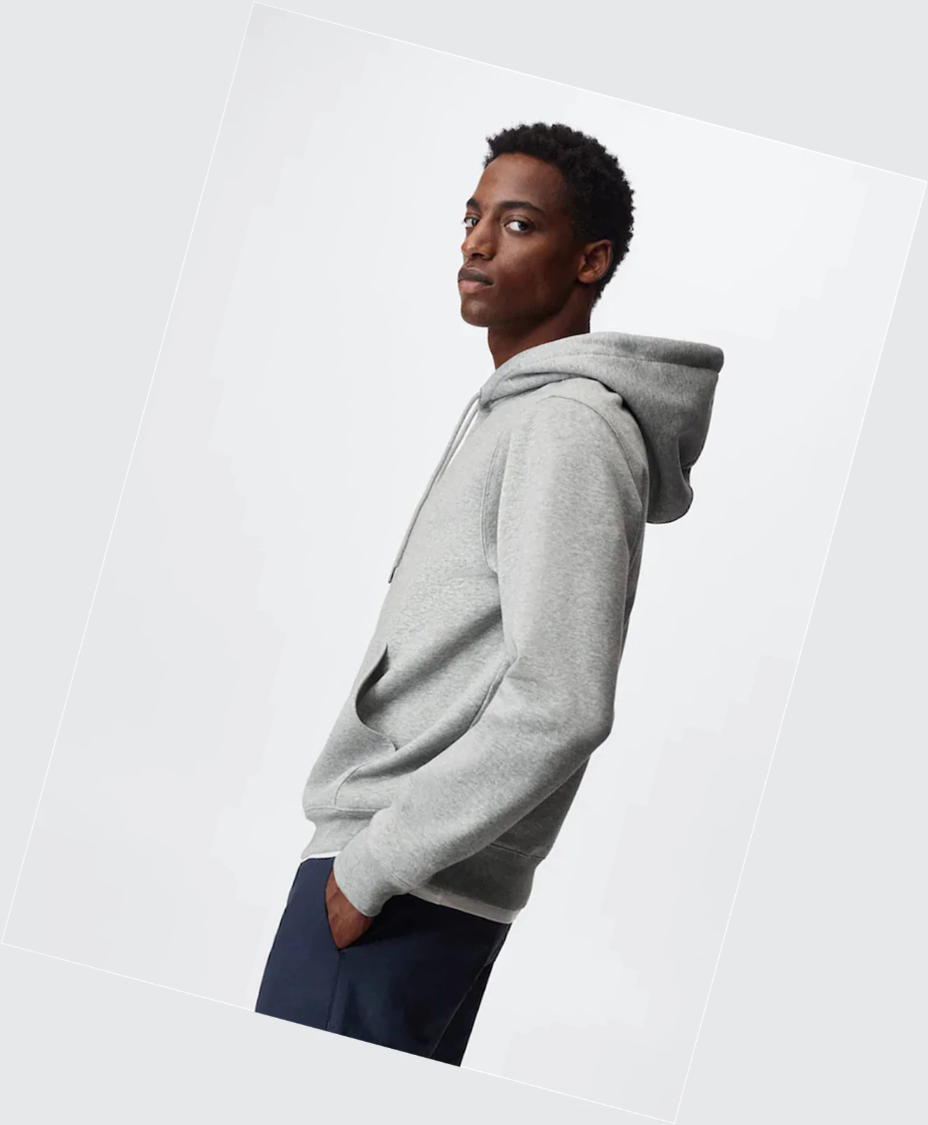 Mikiny Mango Hoodie Bavlnene Panske Svetlo Siva | SK862703