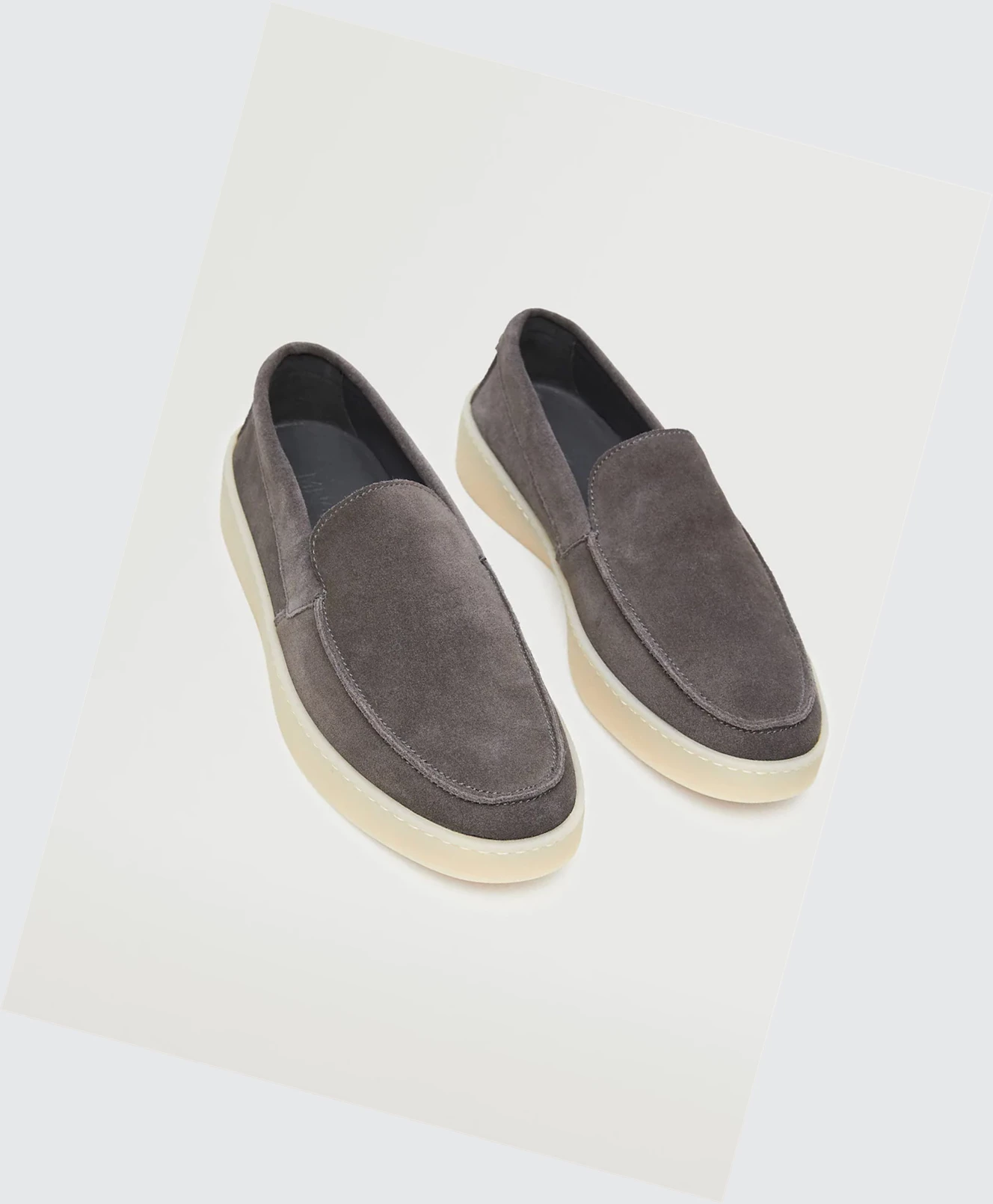 Mokasiny Mango Rubber Sole Panske Siva | SK859672