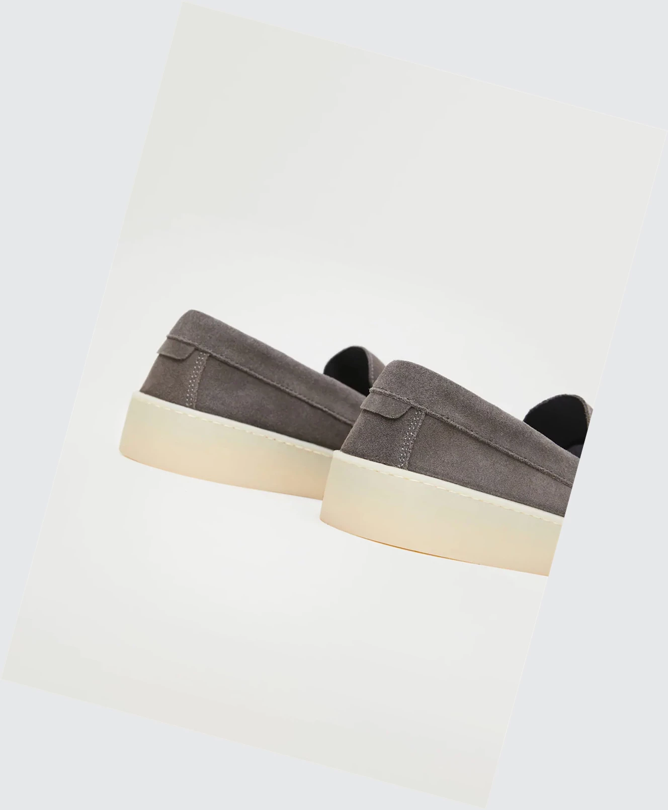 Mokasiny Mango Rubber Sole Panske Siva | SK859672