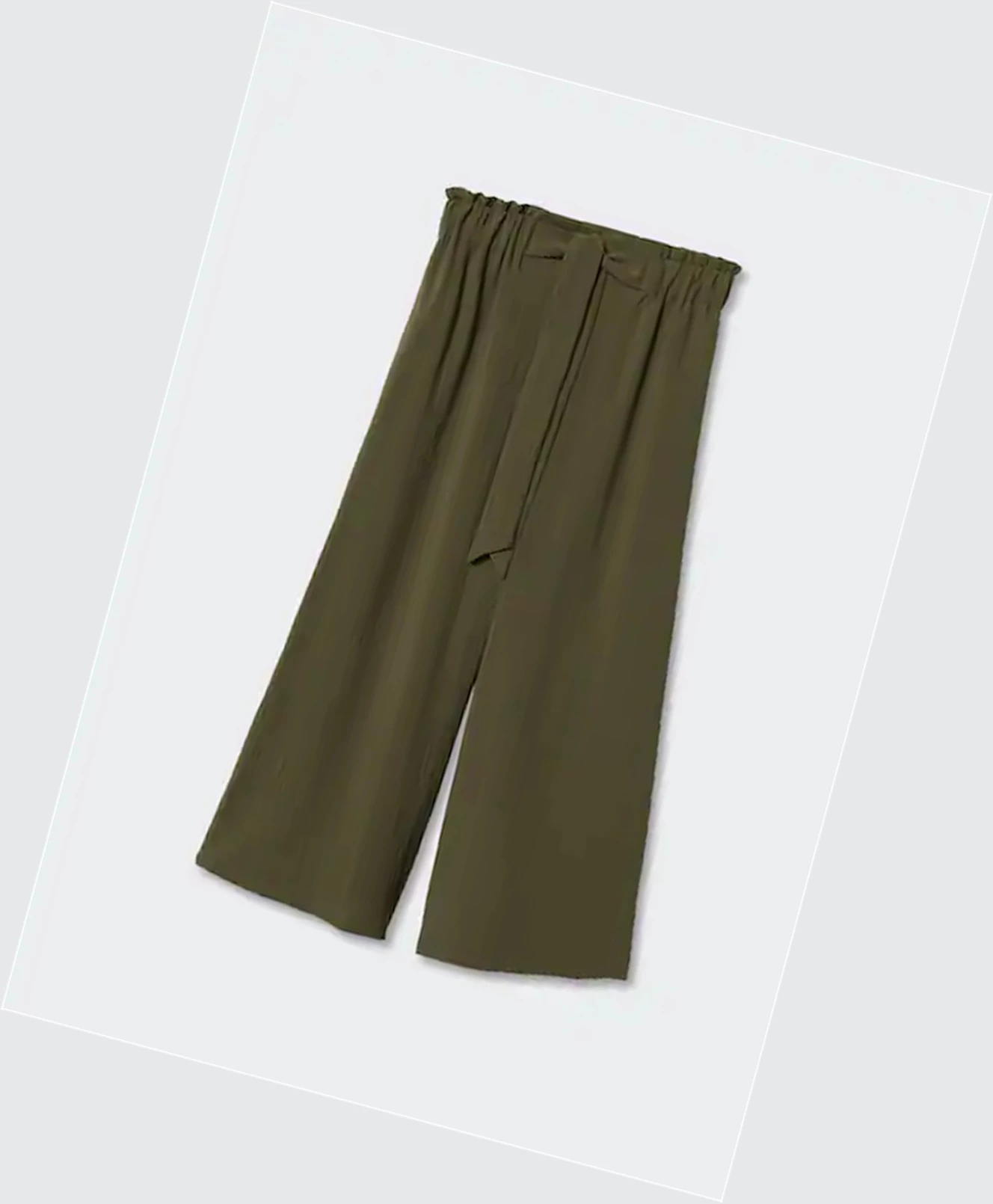 Nohavice Mango Bow Culottes Damske Hnedožltý | SK861283