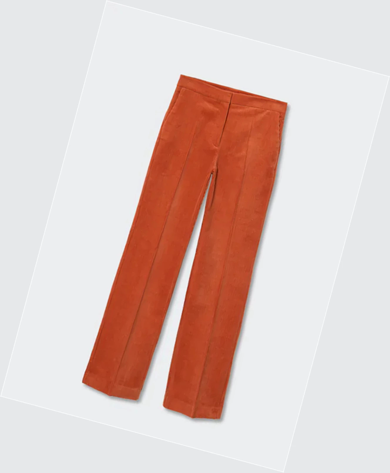 Nohavice Mango Flared Corduroy Damske Oranžové | SK861348