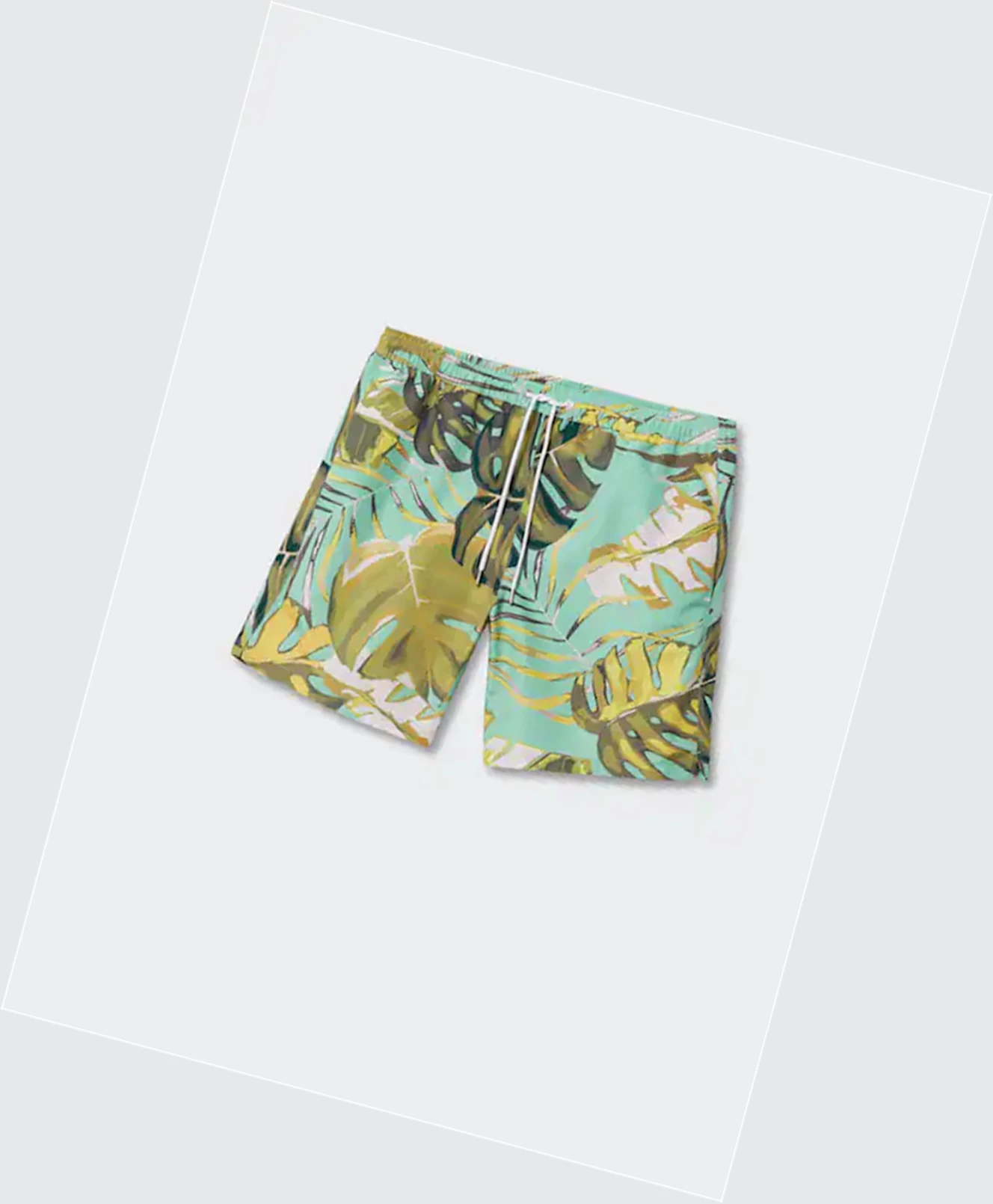 Plavky Mango Hawaiian Print Panske Modre | SK862710