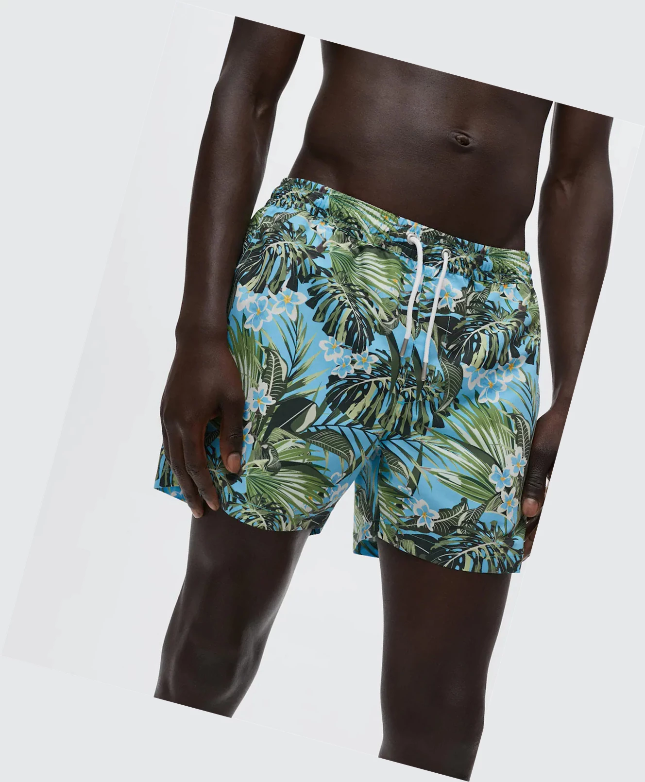 Plavky Mango Hawaiian Print Panske Modre | SK862711