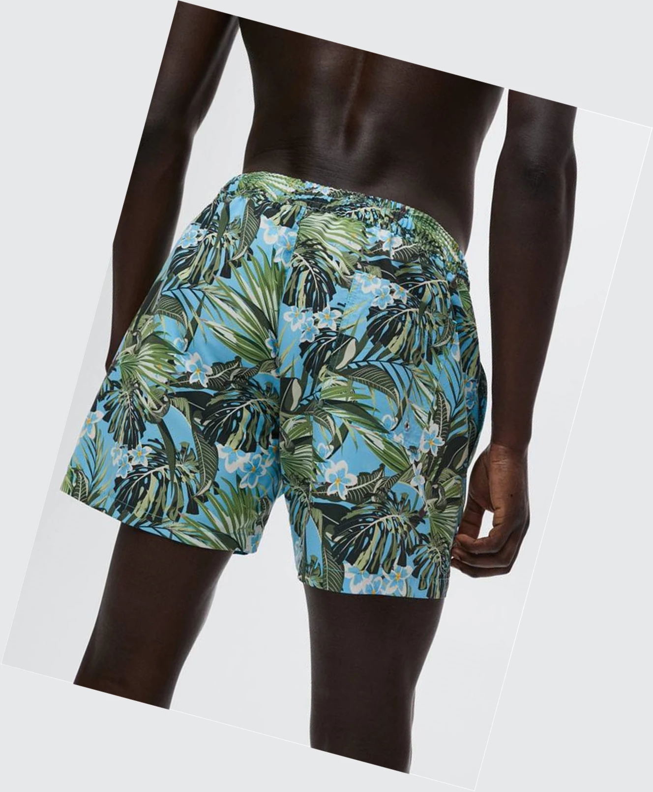 Plavky Mango Hawaiian Print Panske Modre | SK862711