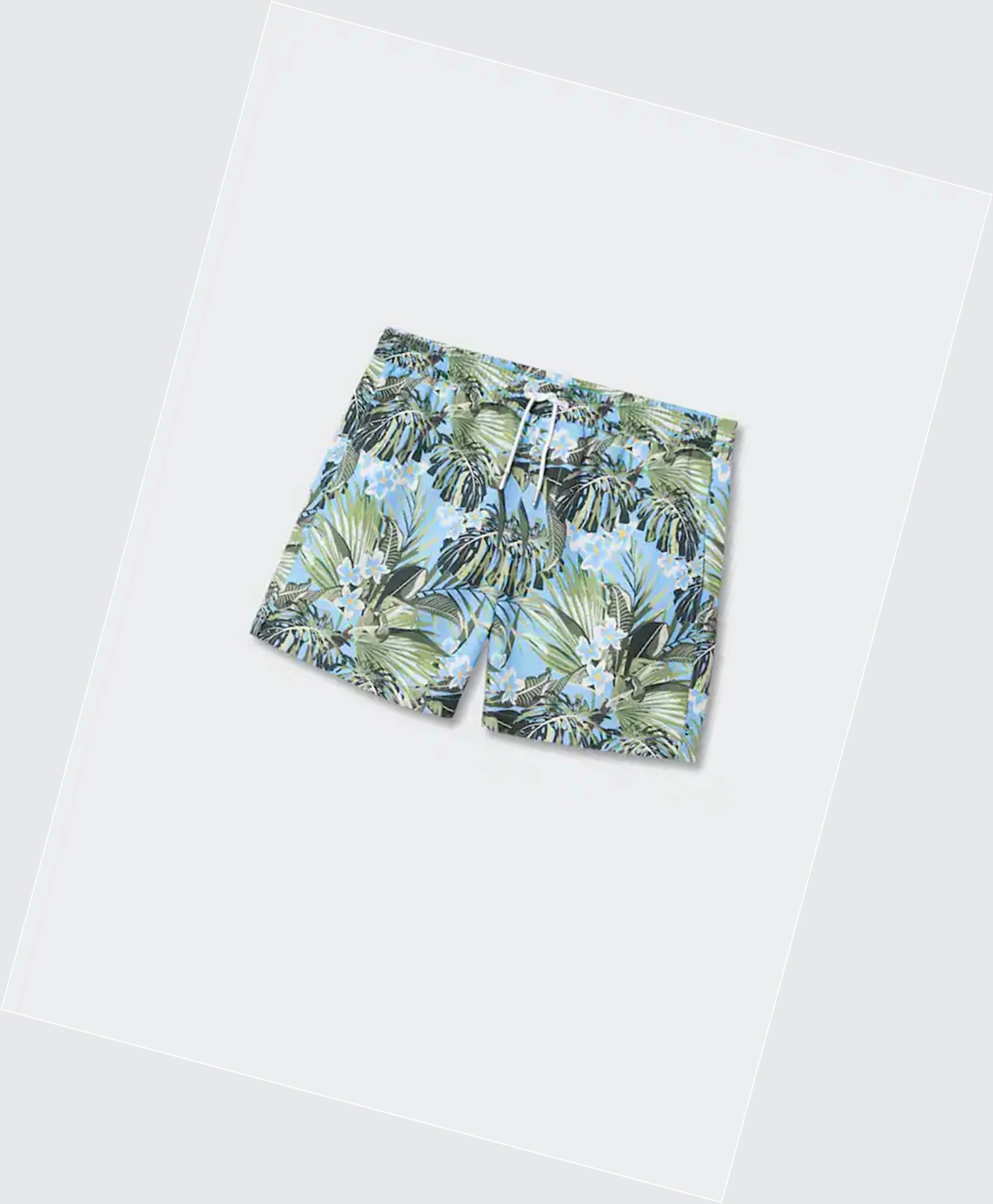 Plavky Mango Hawaiian Print Panske Modre | SK862711