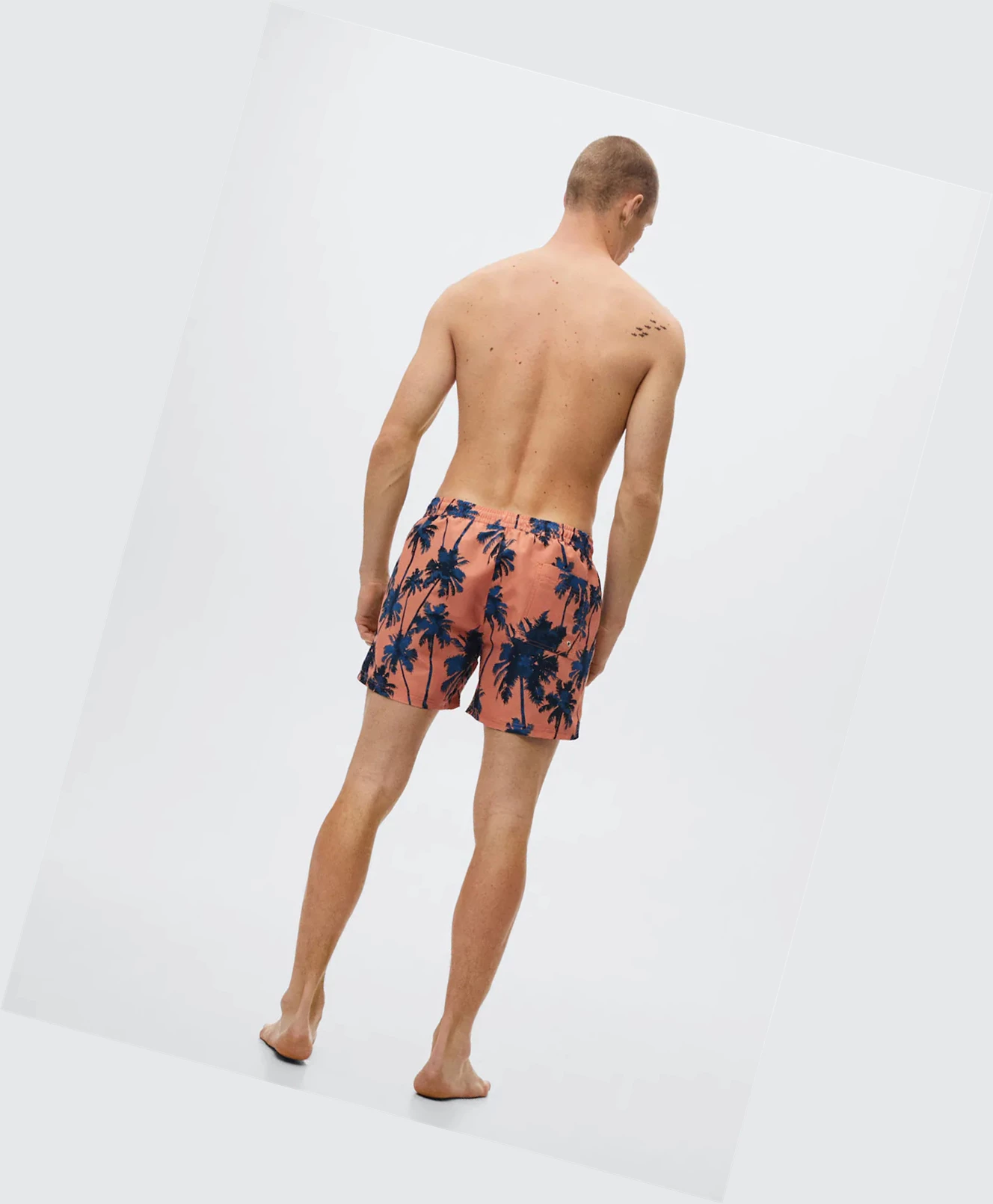 Plavky Mango Hawaiian Print Panske Oranžové | SK862723