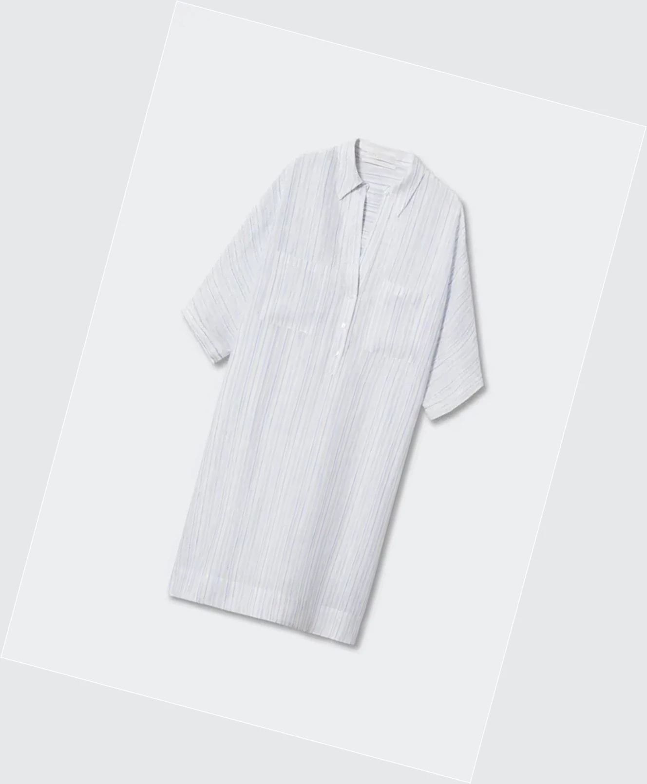 Saty Mango 100% Linen Shirty Damske Biele | SK860509