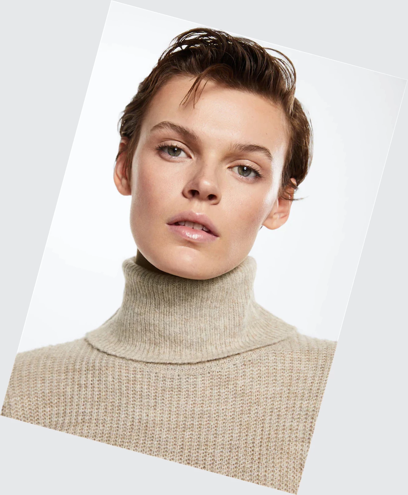 Saty Mango Pletené Turtleneck Damske Siva | SK860703