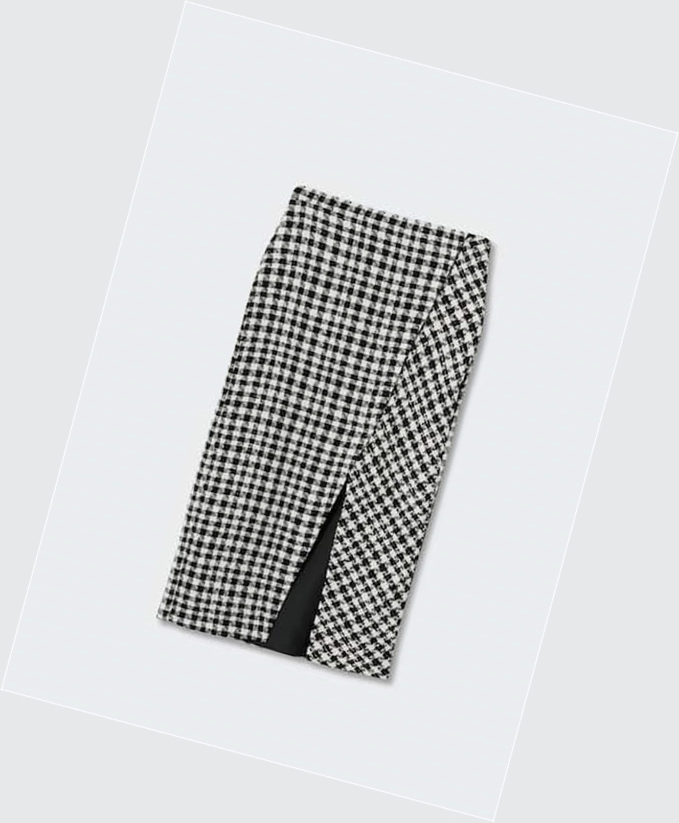 Sukne Mango Houndstooth Pencil Damske Čierne | SK862175