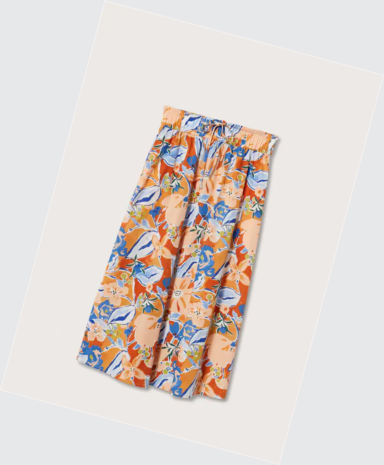 Sukne Mango Printed Midi Damske Oranžové | SK862193