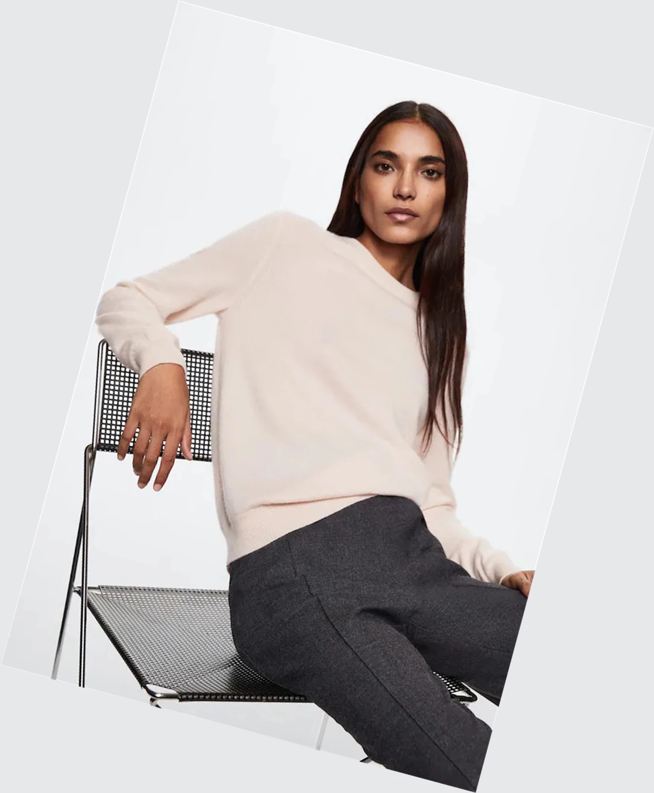 Svetre Mango 100% Cashmere Damske Ruzove | SK862502