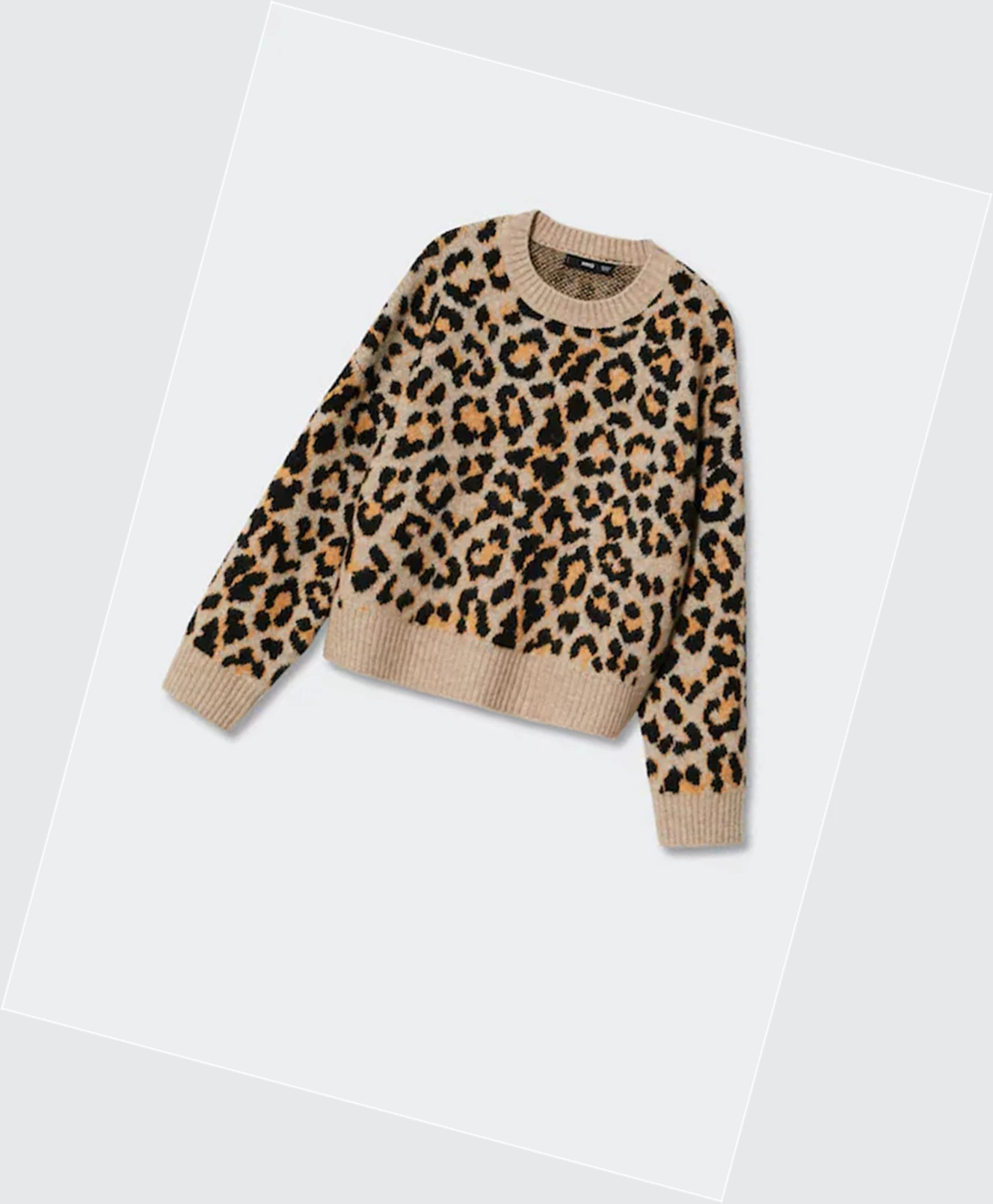 Svetre Mango Animal Print Damske Hnede | SK862413