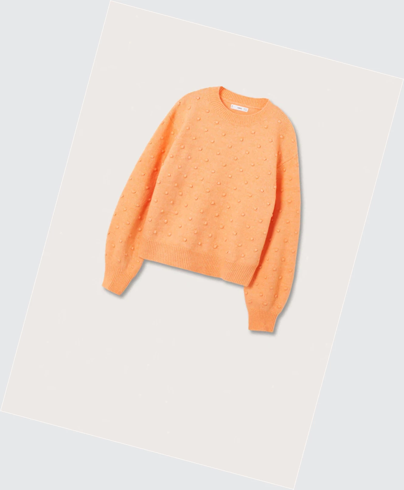 Svetre Mango Textured Knit Damske Clementine | SK862372