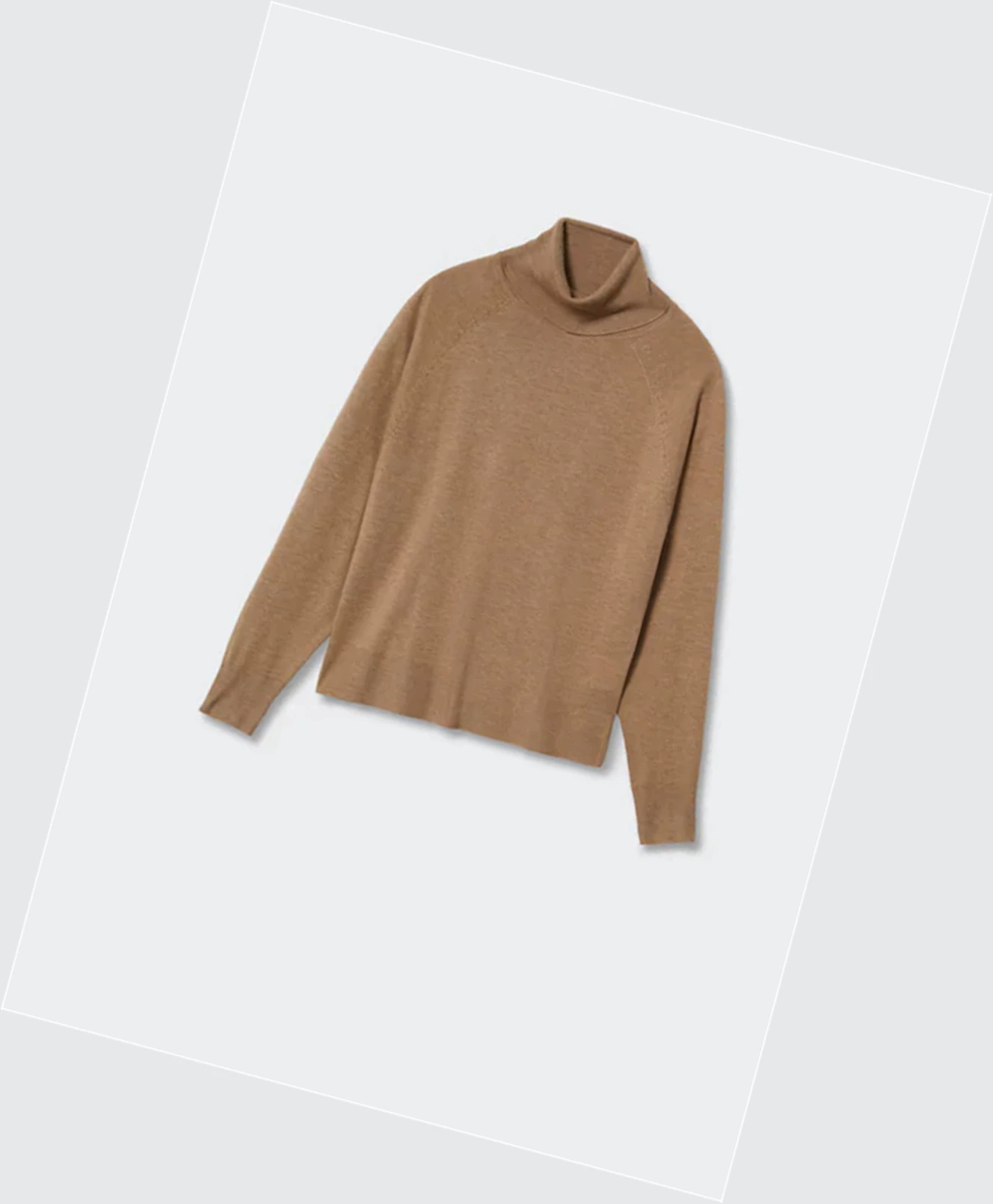 Svetre Mango Turtleneck Pletené Damske Hnede | SK862620