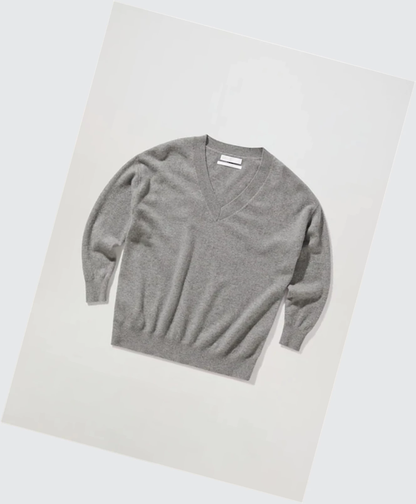 Svetre Mango V-neck Cashmere Damske Siva | SK862387