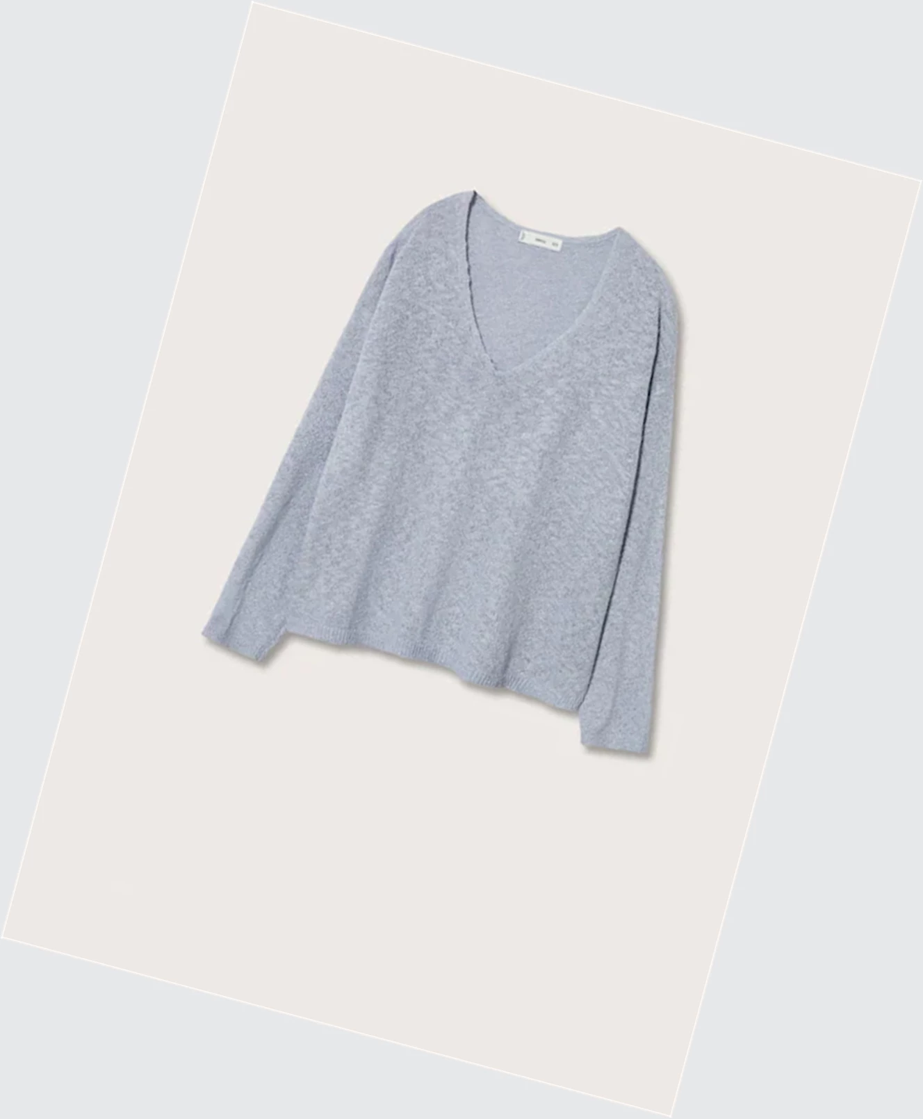 Svetre Mango V-neck Knit Damske Modre | SK862549