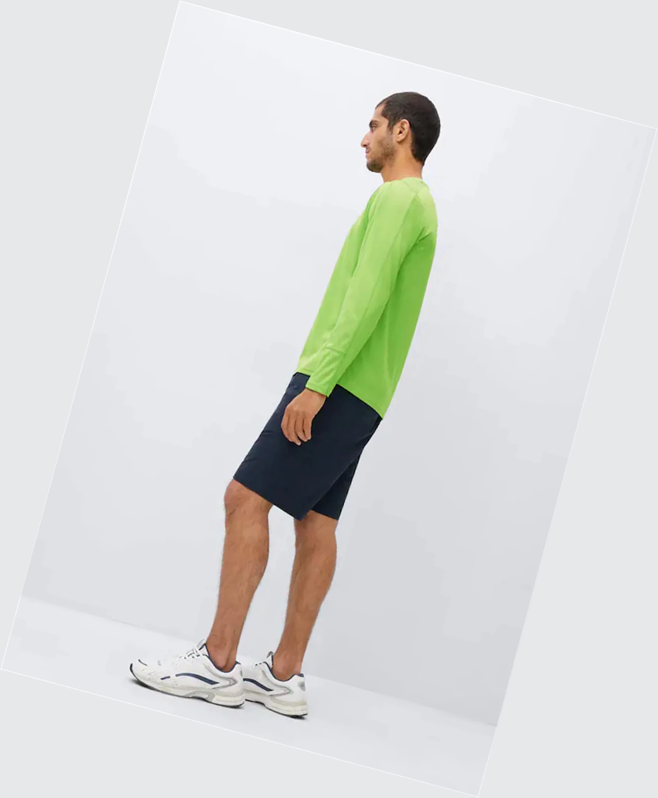 Tričko Mango Long-sleeve Technical Panske Lime | SK862808