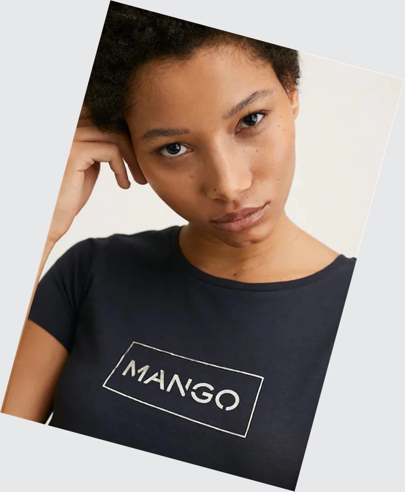 Tričko Mango Metallic Logo Damske Námornícka Modrá | SK863148