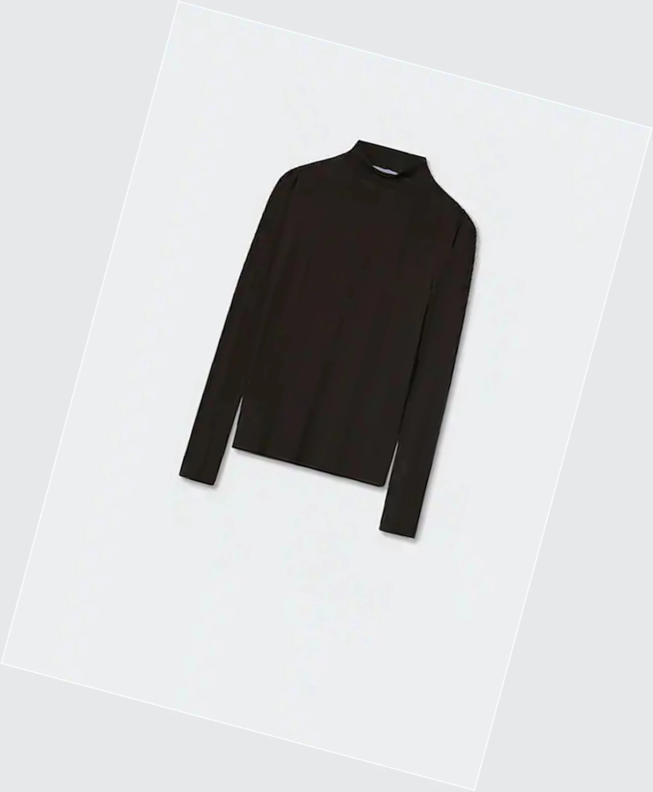 Tričko Mango Turtleneck Long Sleeve Damske Hnede | SK863017